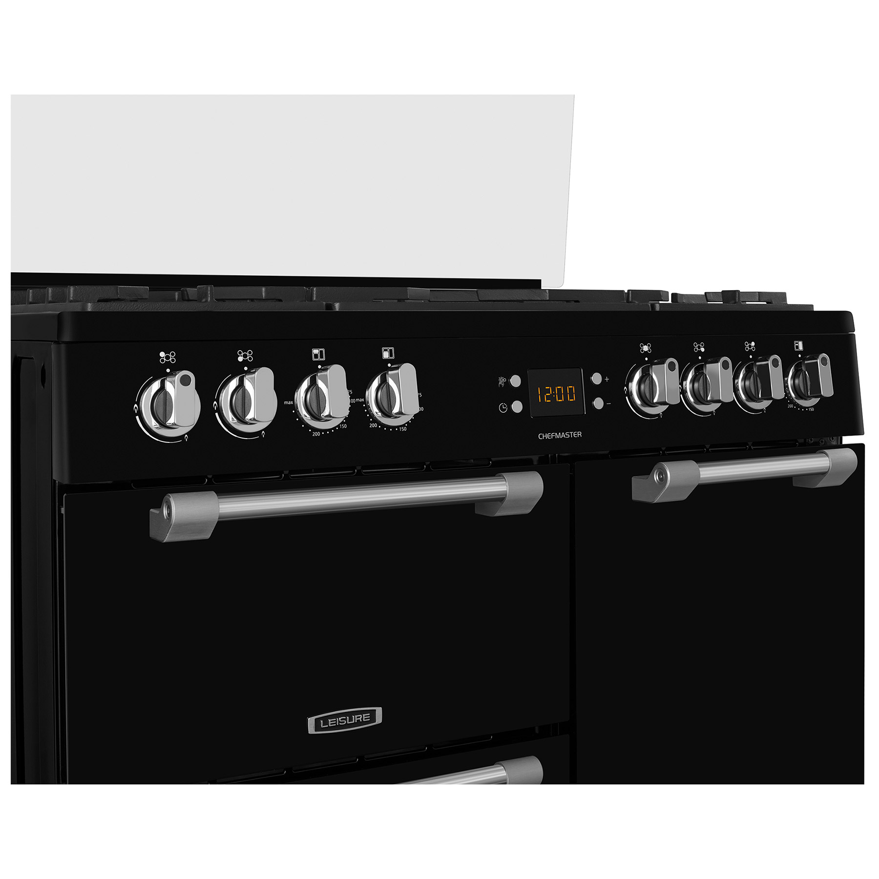 Leisure CC90F531K 90cm Wide Chefmaster Dual Fuel Range Cooker in Black, photo 5