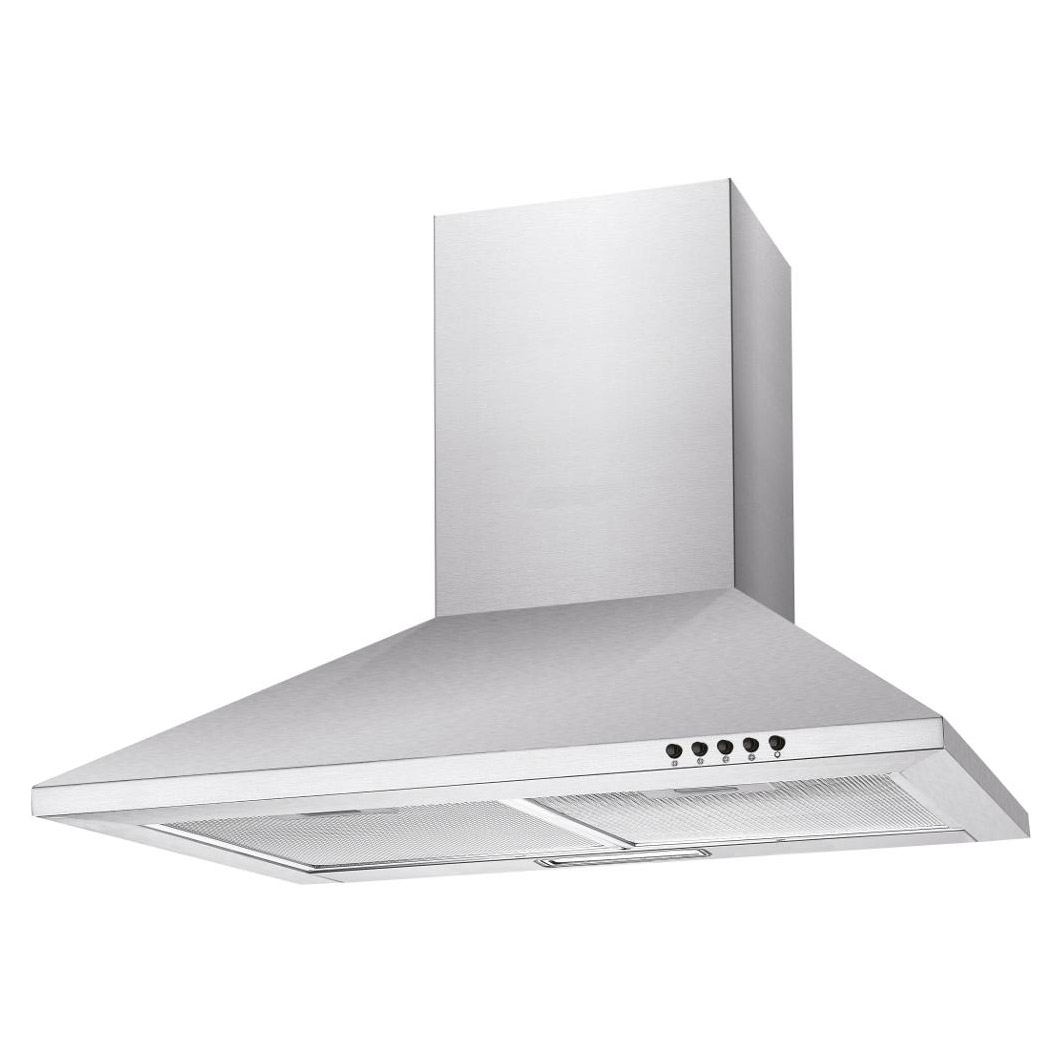 Image of Candy CCE60NX 60cm Chimney Hood in Stainless Steel 3 Speed Fan
