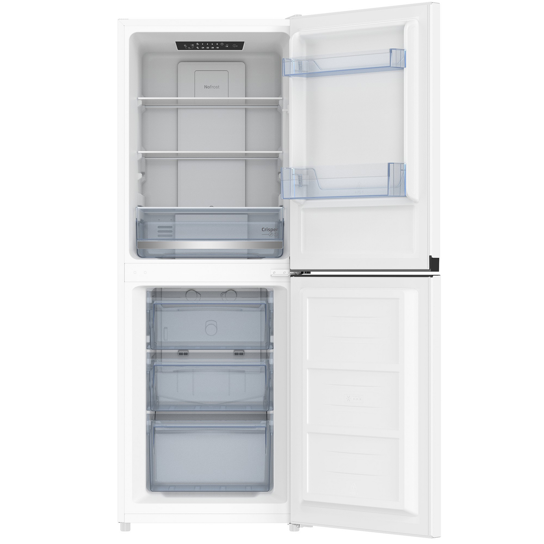 Beko CCNE4552W 151cm High 50 50 Frost Free Fridge Freezer in White 54c, photo 3