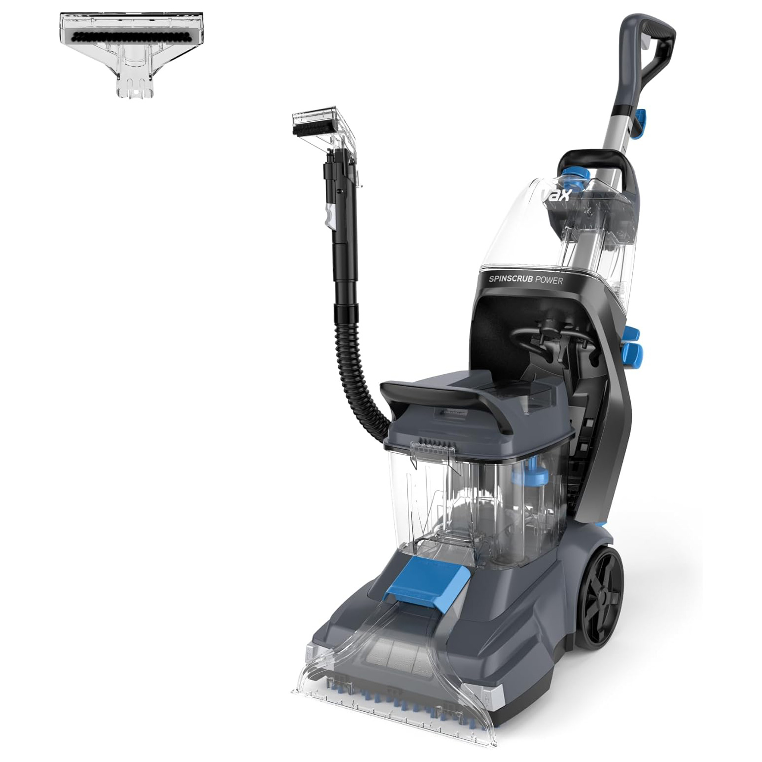 Vax CDCW SSXS SpinScrub Power Carpet Washer in Grey Tiger Blue