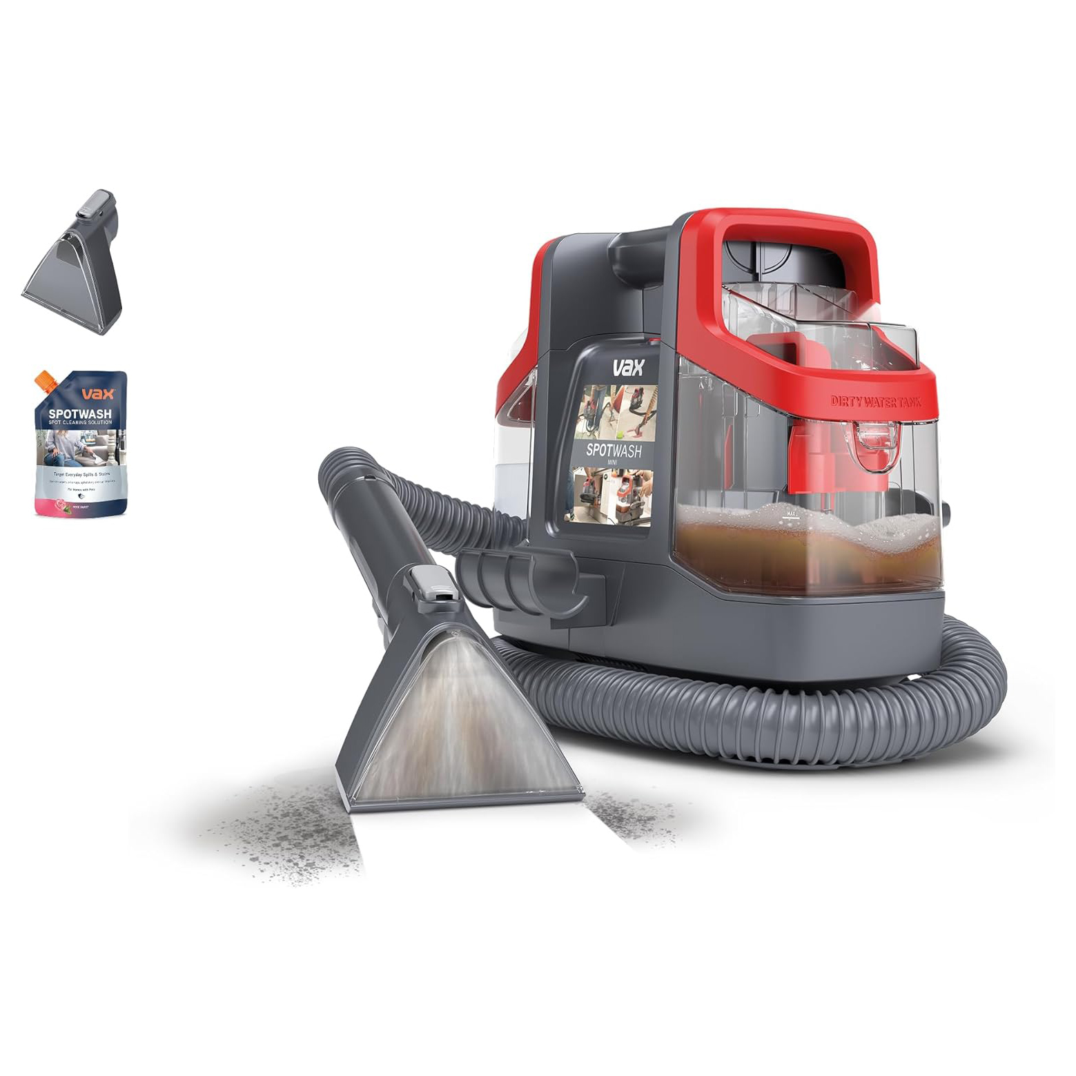 Vax CDSW MCXS SpotWash Mini Grey Red