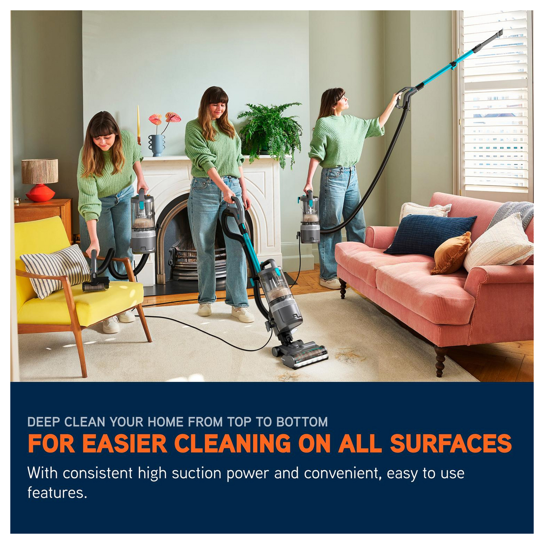 Vax CDUP LORP Vax LiftOut Reach Pet Design Upright Vacuum Cleaner Grap, photo 3