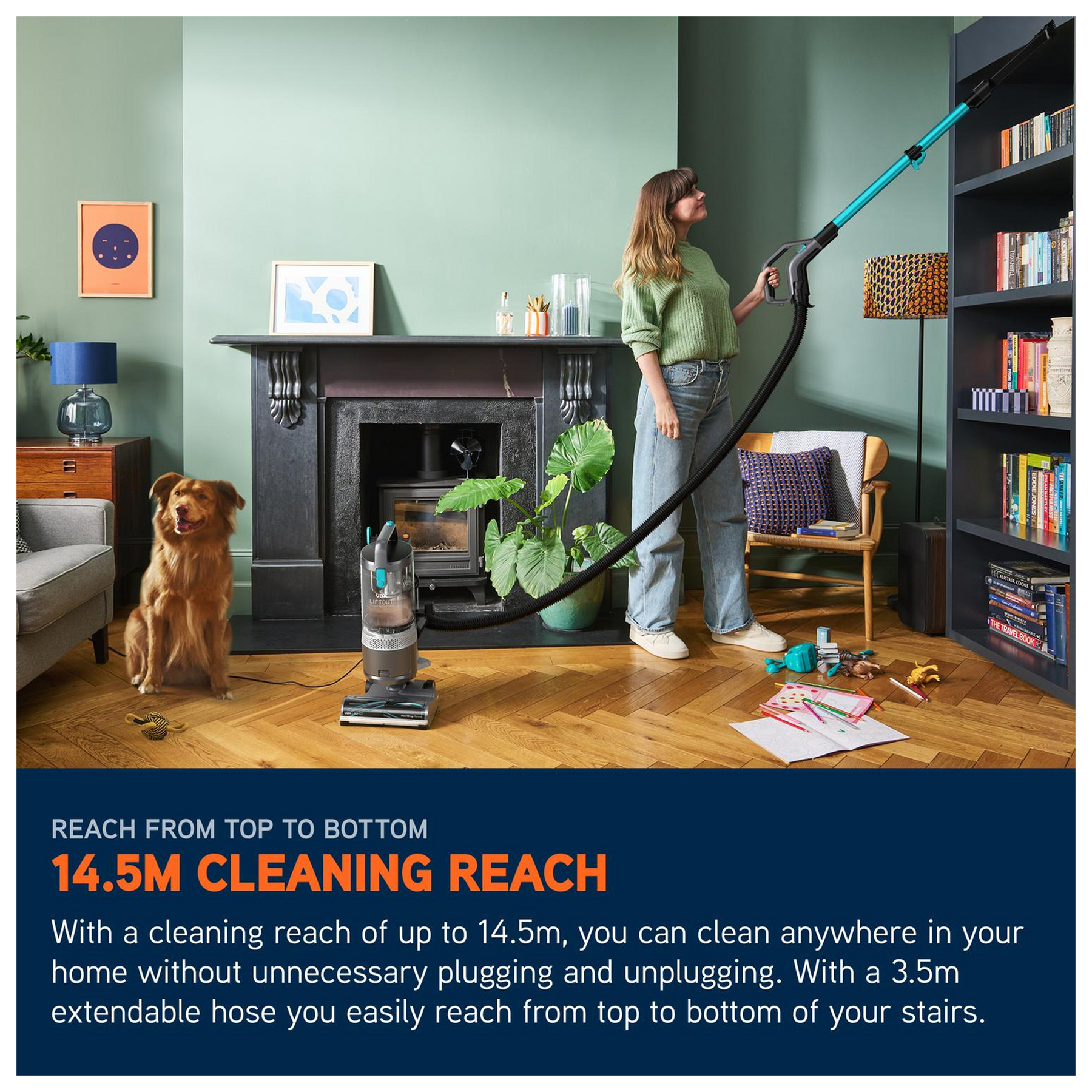 Vax CDUP LORP Vax LiftOut Reach Pet Design Upright Vacuum Cleaner Grap, photo 5