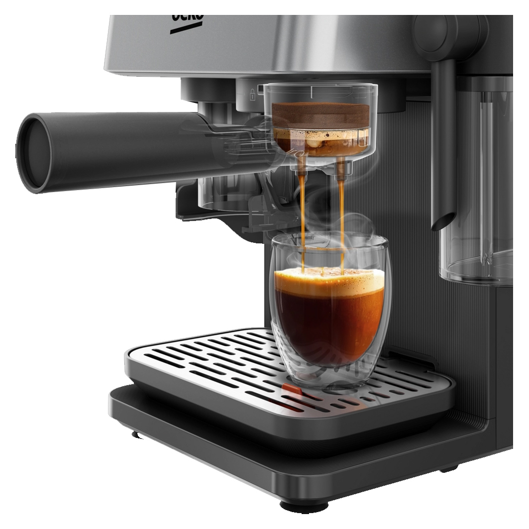 Beko CED7524X Espresso Machine with Integrated Grinder and Milk Cup Silver, photo 4