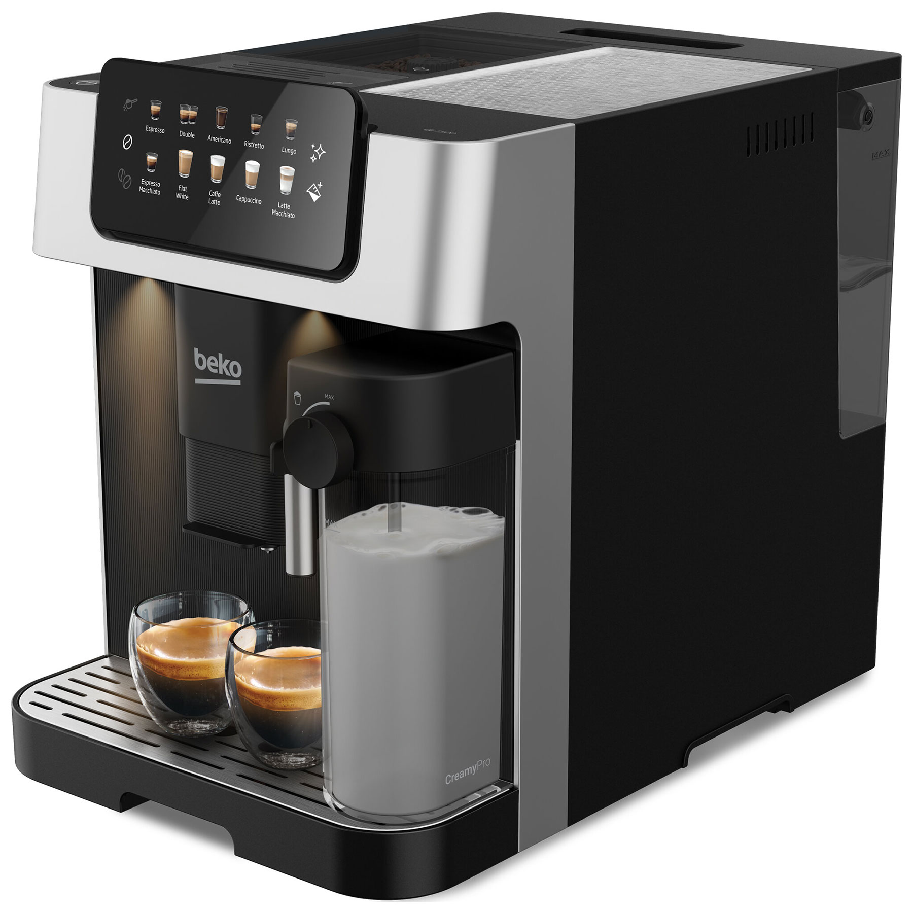 Beko CEG7304X Bean to Cup Fully Automatic Coffee Machine Steam Wand Mi, photo 4