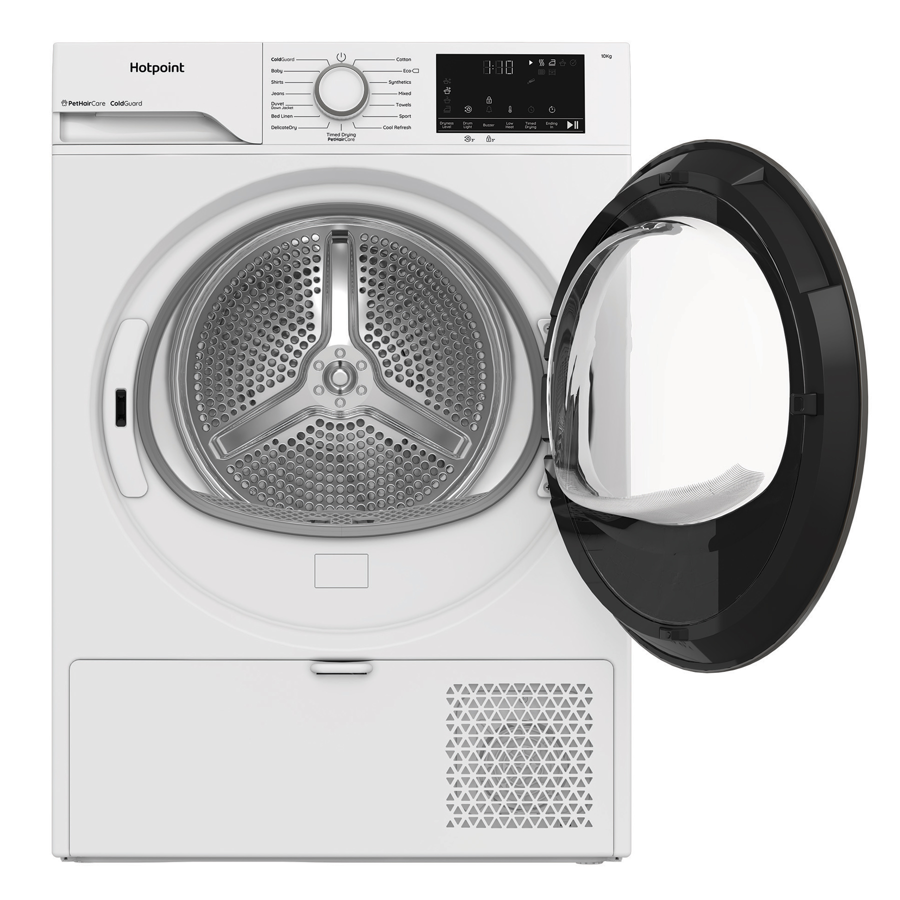 Hotpoint C HD 103M WW UK 10kg Heat Pump Tumble Dryer with PetHairCare White CHD103MWWUK, photo 3