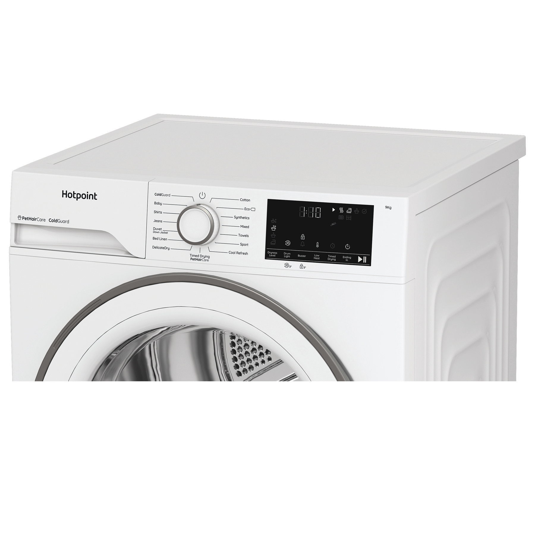 Hotpoint CHD93MWWUK 9kg Heat Pump Condenser Dryer in White A Rated, photo 4