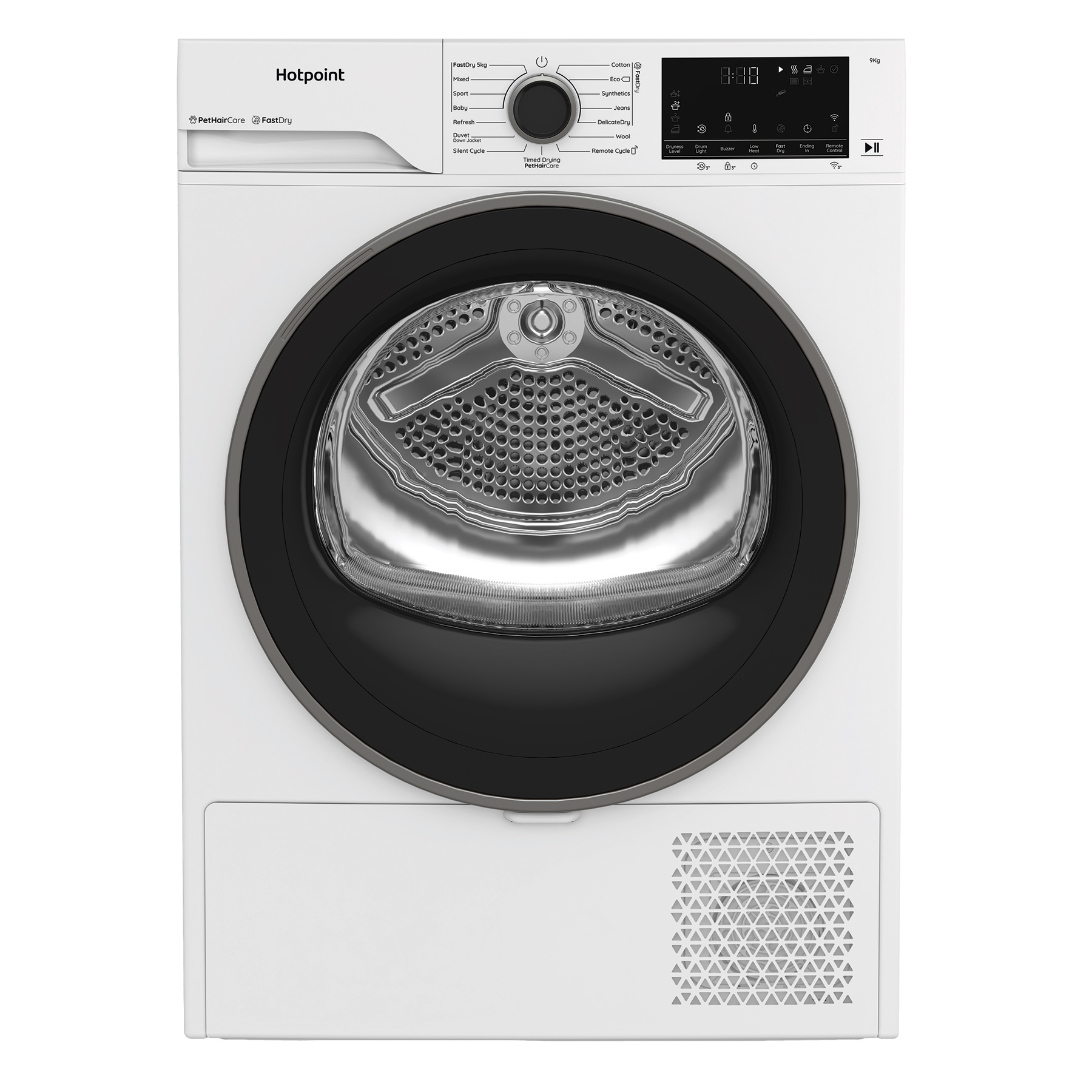 Hotpoint CHD94MWBSUK 9kg Heat Pump Condenser Dryer in White A Rated Fa