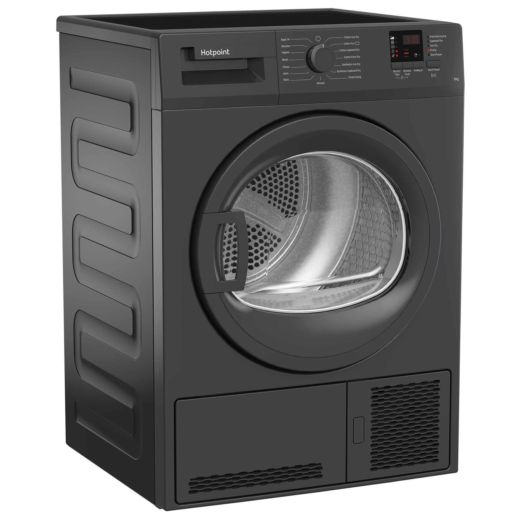 Hotpoint CHDC82GGGDUK 8kg Condenser Dryer in Graphite B Rated Sensor D, photo 3