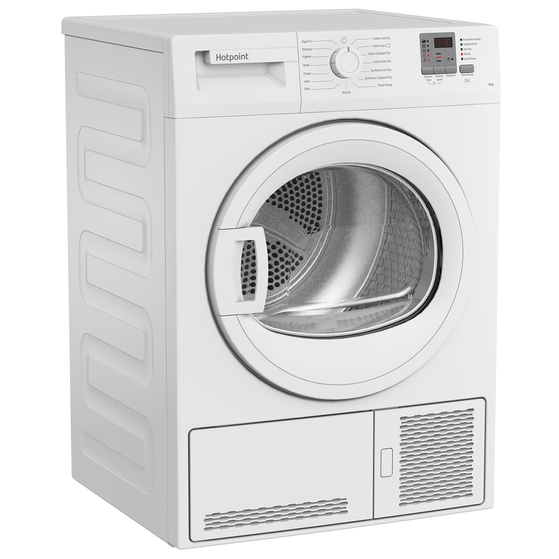 Hotpoint CHDC92WWGDUK 9kg Condenser Dryer in White B Rated Sensor Dryi, photo 2