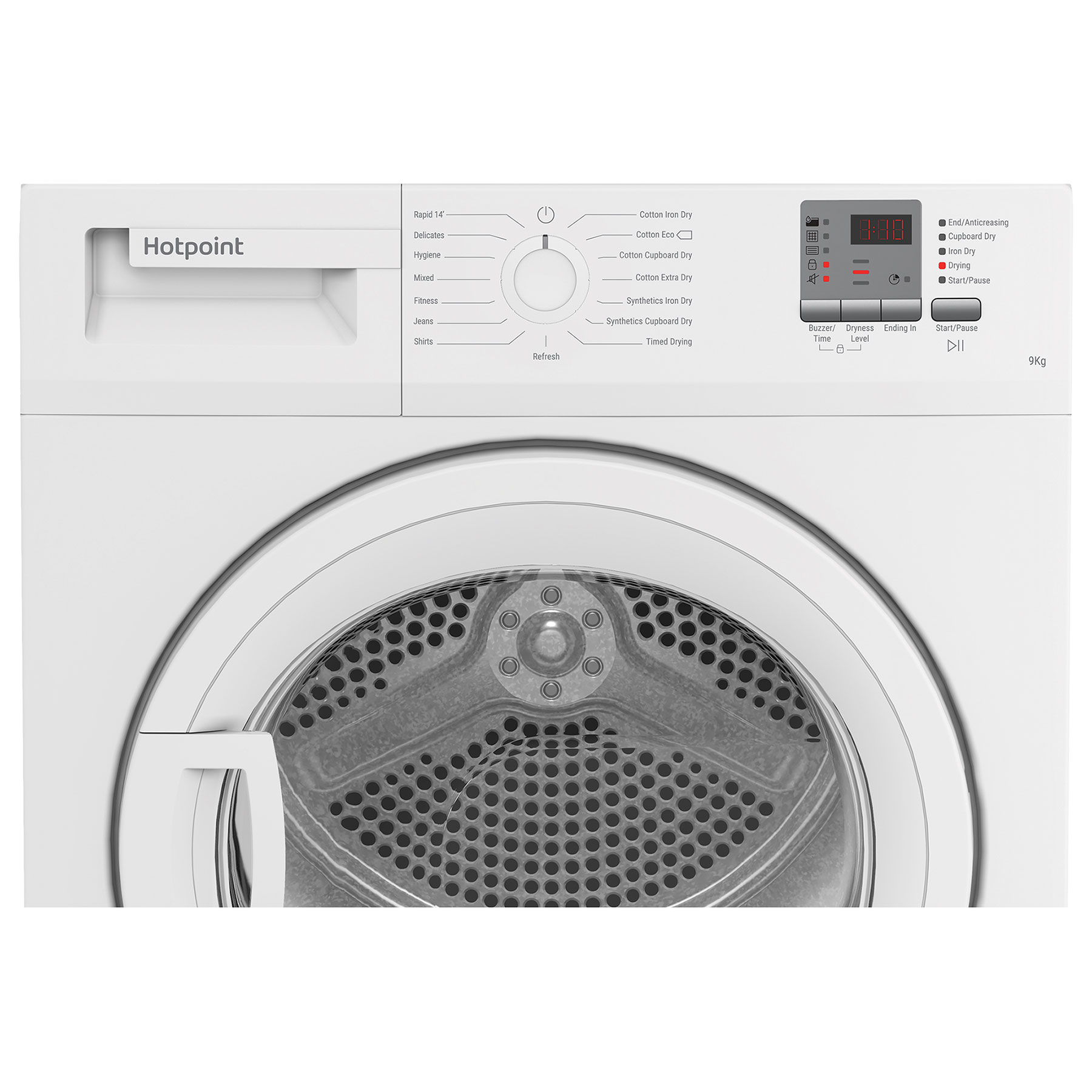 Hotpoint CHDC92WWGDUK 9kg Condenser Dryer in White B Rated Sensor Dryi, photo 4