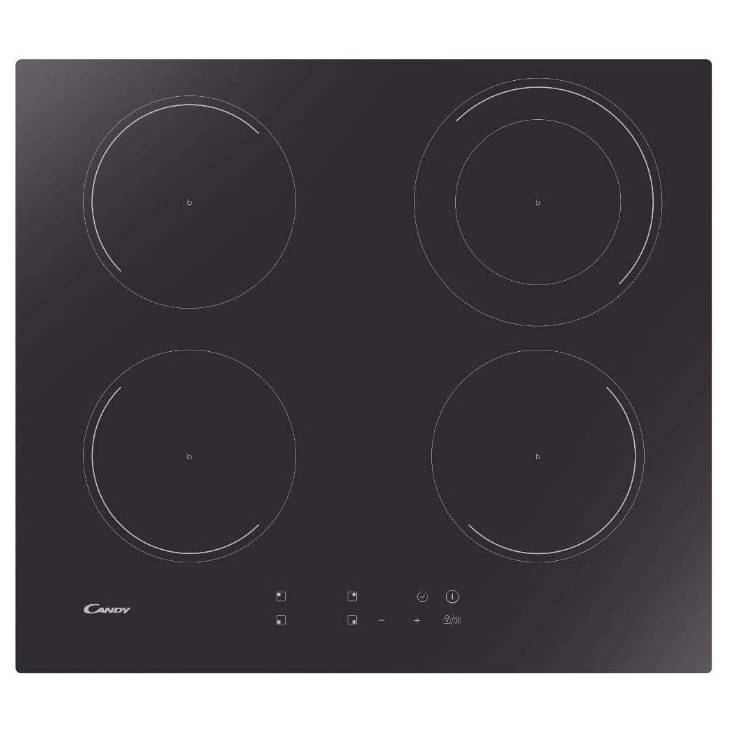 Image of Candy CI642CC 60cm 4 Zone Induction Hob in Black Glass