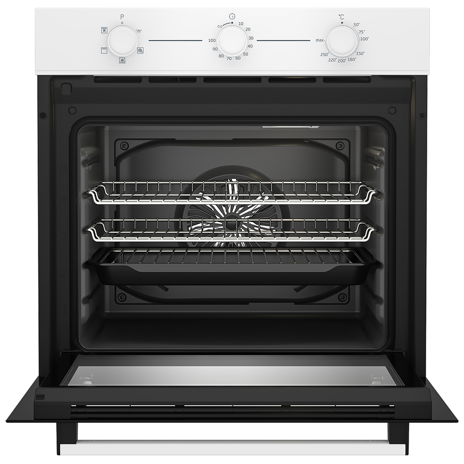 Beko AeroPerfect™ CIFY71W 60cm Built in RecycledNet® Single Fan Oven - White, photo 2