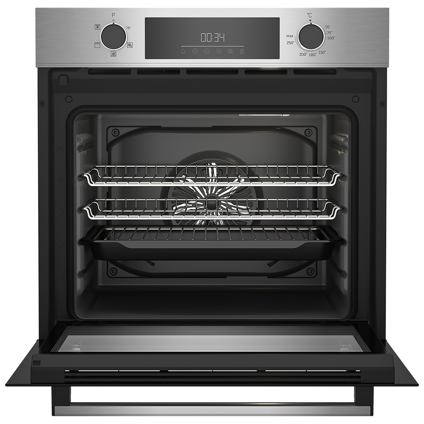 Beko AeroPerfect™ CIFY81X 60cm Built in RecycledNet® Single Fan Oven - Stainless Steel, photo 2