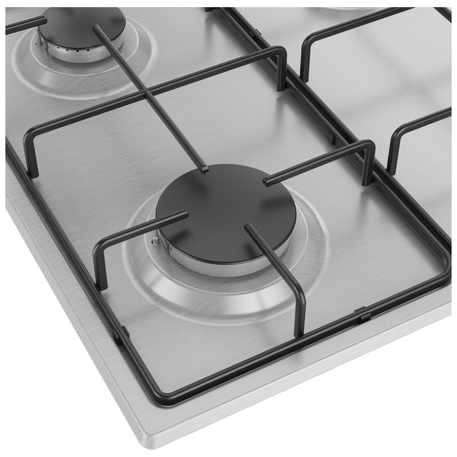 Beko CIHYG21SX 60cm 4 Burner Gas Hob in Stainless Steel, photo 4