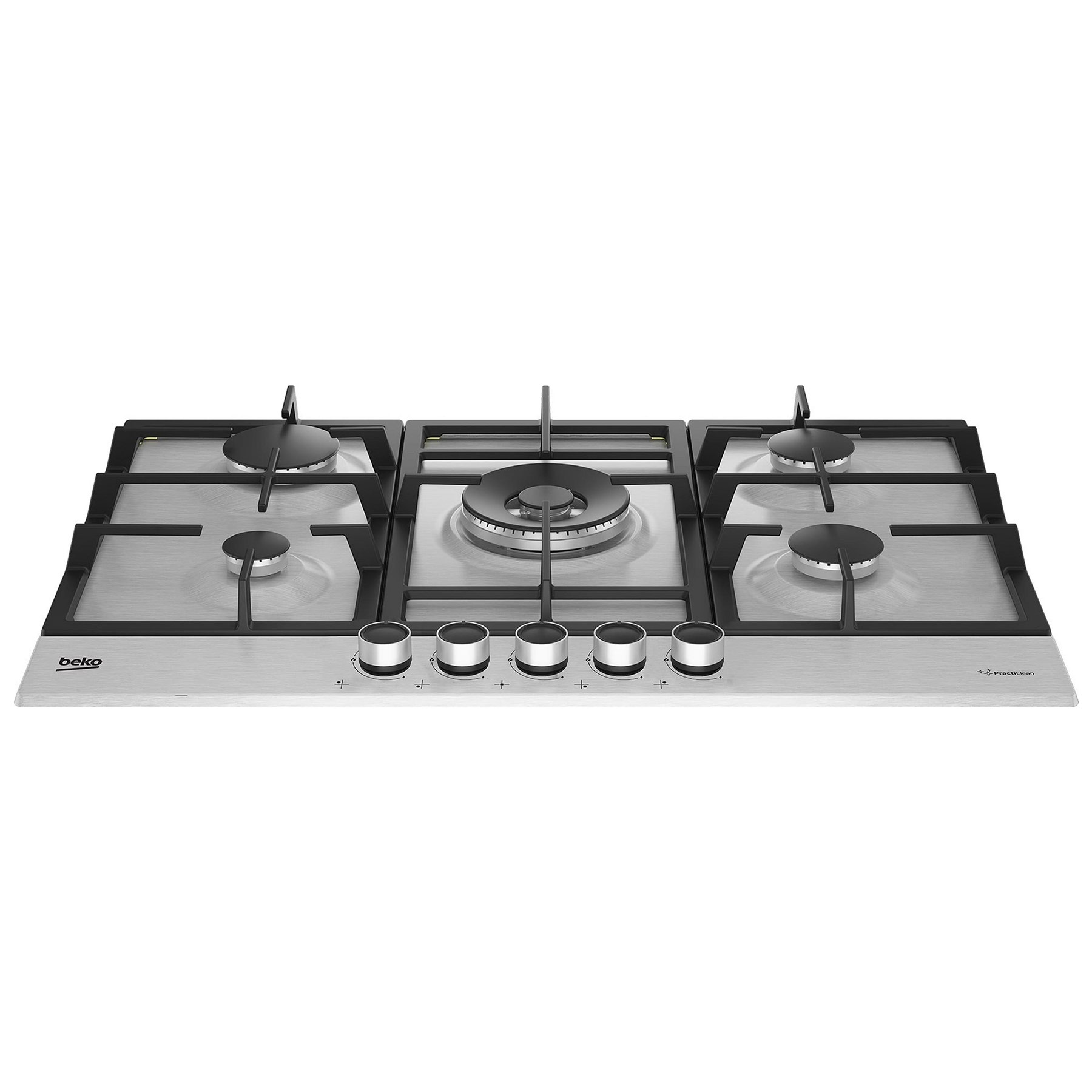 Beko CIHYG32SXE 75cm 5 Burner Gas Hob in Stainless Steel, photo 2