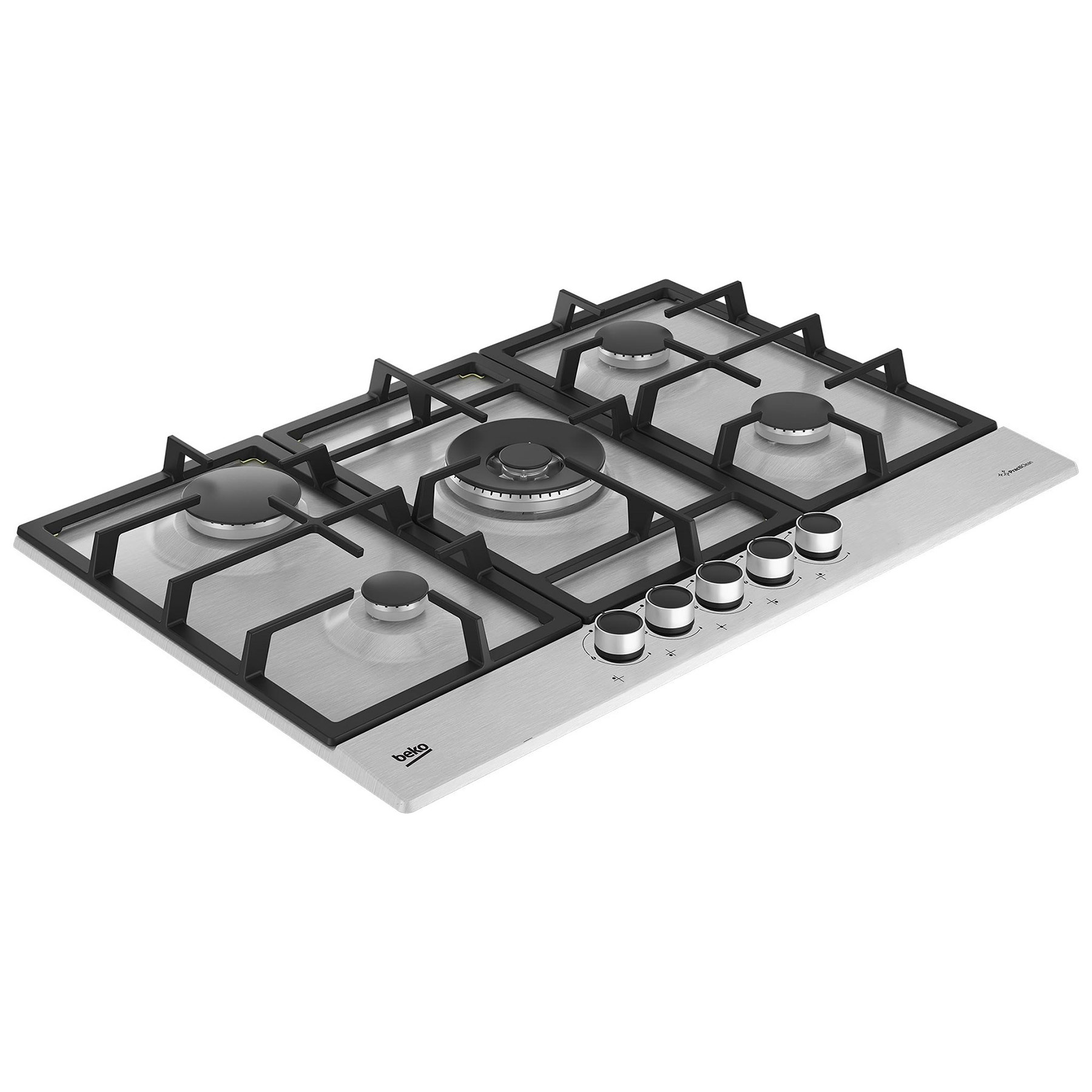 Beko CIHYG32SXE 75cm 5 Burner Gas Hob in Stainless Steel, photo 3