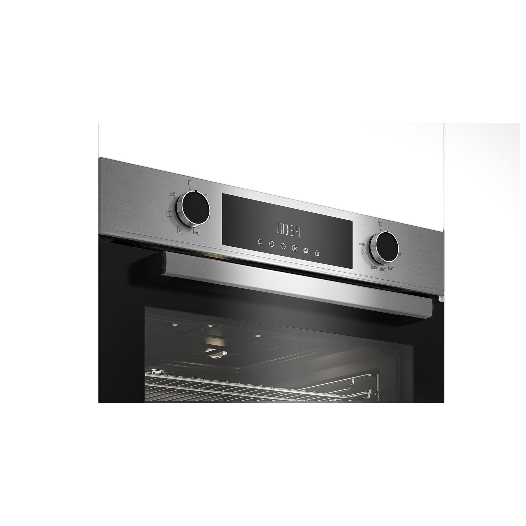 Beko CIMY91X 60cm Built-In Single Multi-Function Oven with AeroPerfect Stainless Steel - A Rated, photo 5