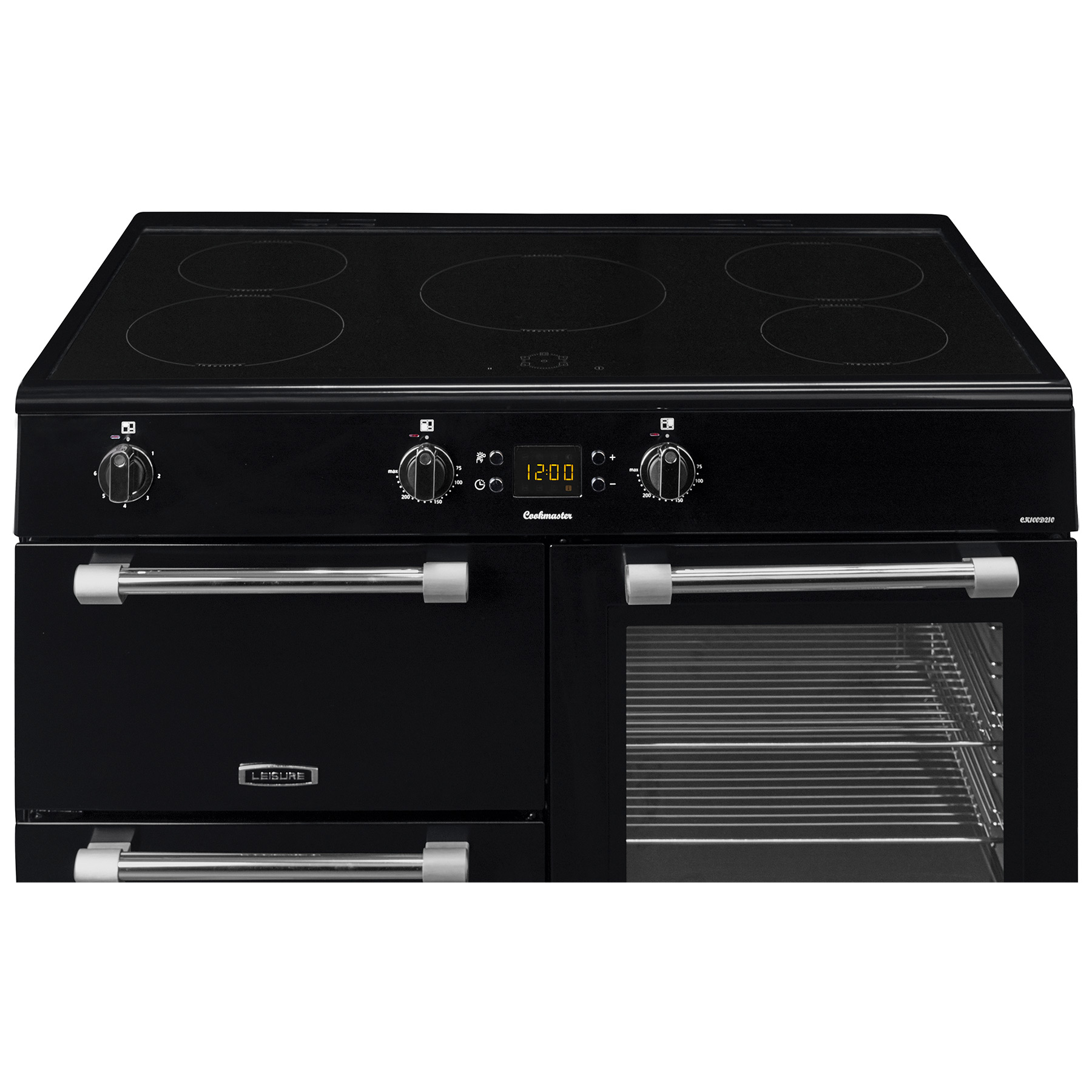 Leisure CK100D210K 100cm Wide Cookmaster Induction Range Cooker in Bla, photo 3