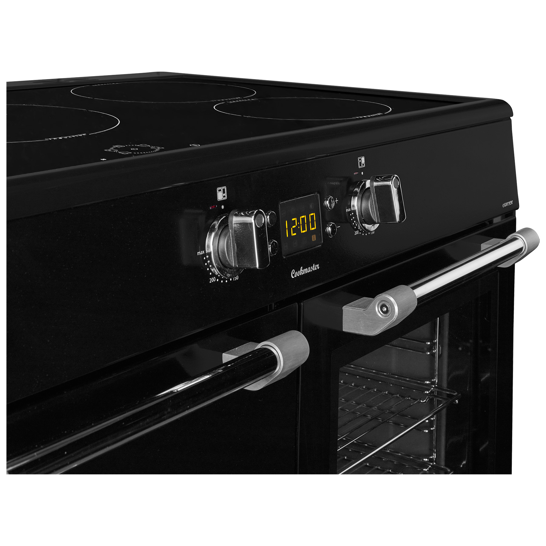 Leisure CK100D210K 100cm Wide Cookmaster Induction Range Cooker in Bla, photo 4