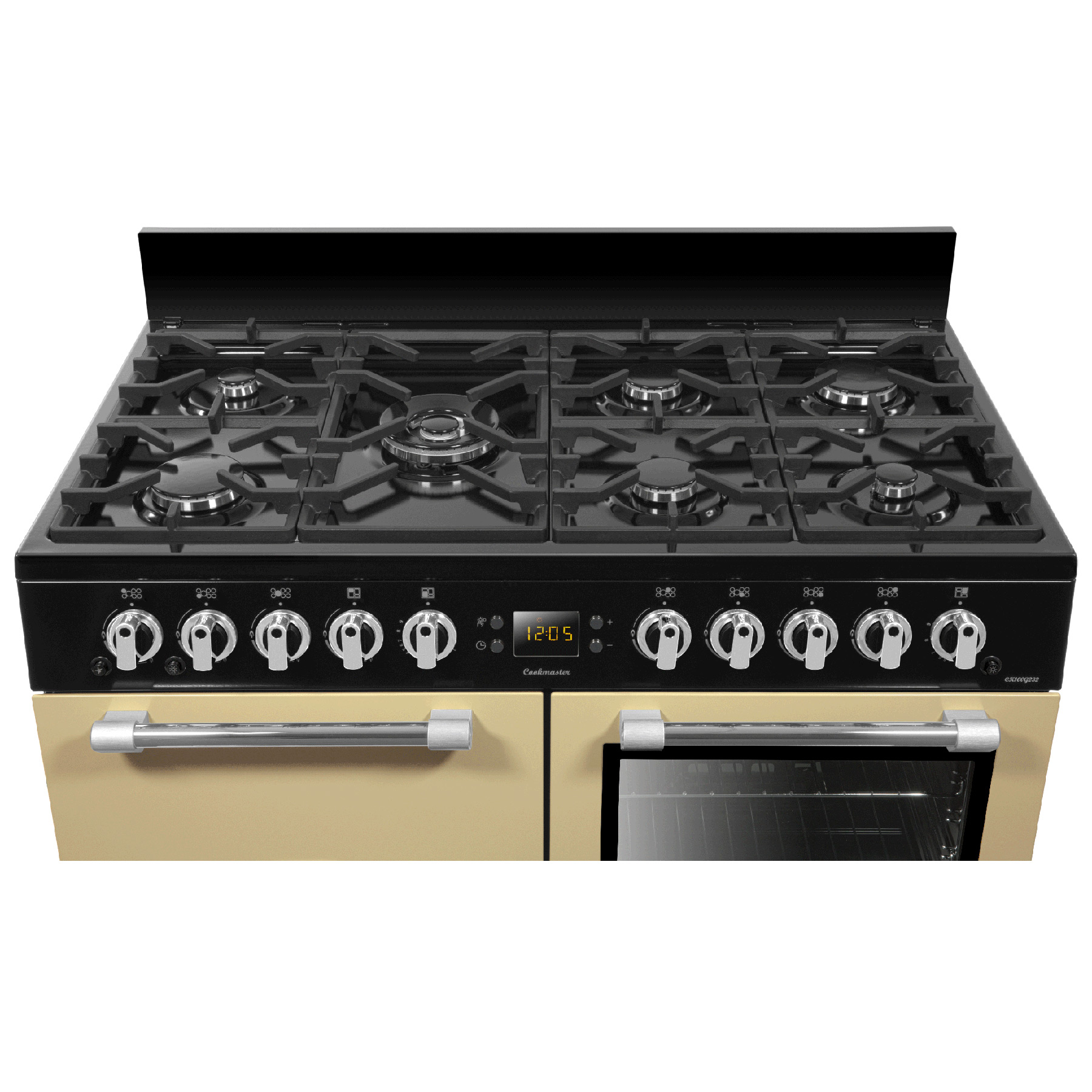 Leisure CK100G232C 100cm Wide Cookmaster Gas Range Cooker in Cream, photo 3