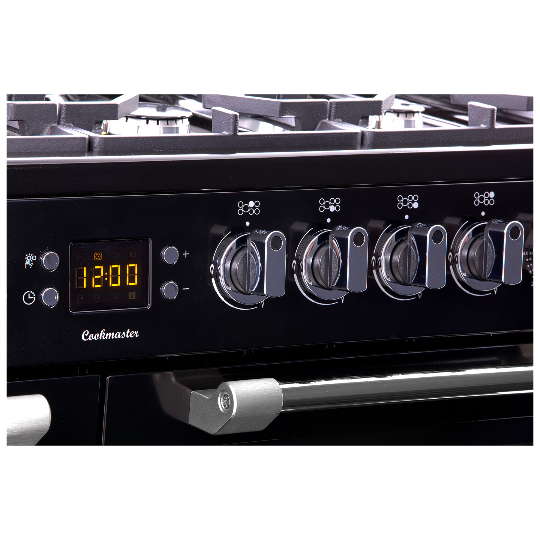Leisure CK100G232K 100cm Wide Cookmaster Gas Range Cooker in Black, photo 4