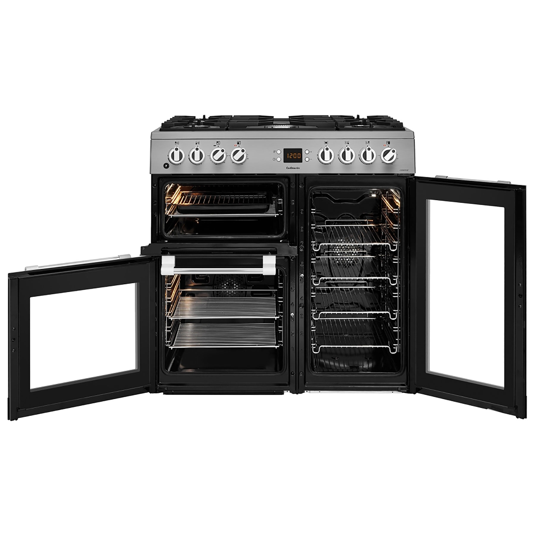Leisure CK90F530X 90cm Wide Cookmaster Dual Fuel Range Cooker in Stain, photo 2