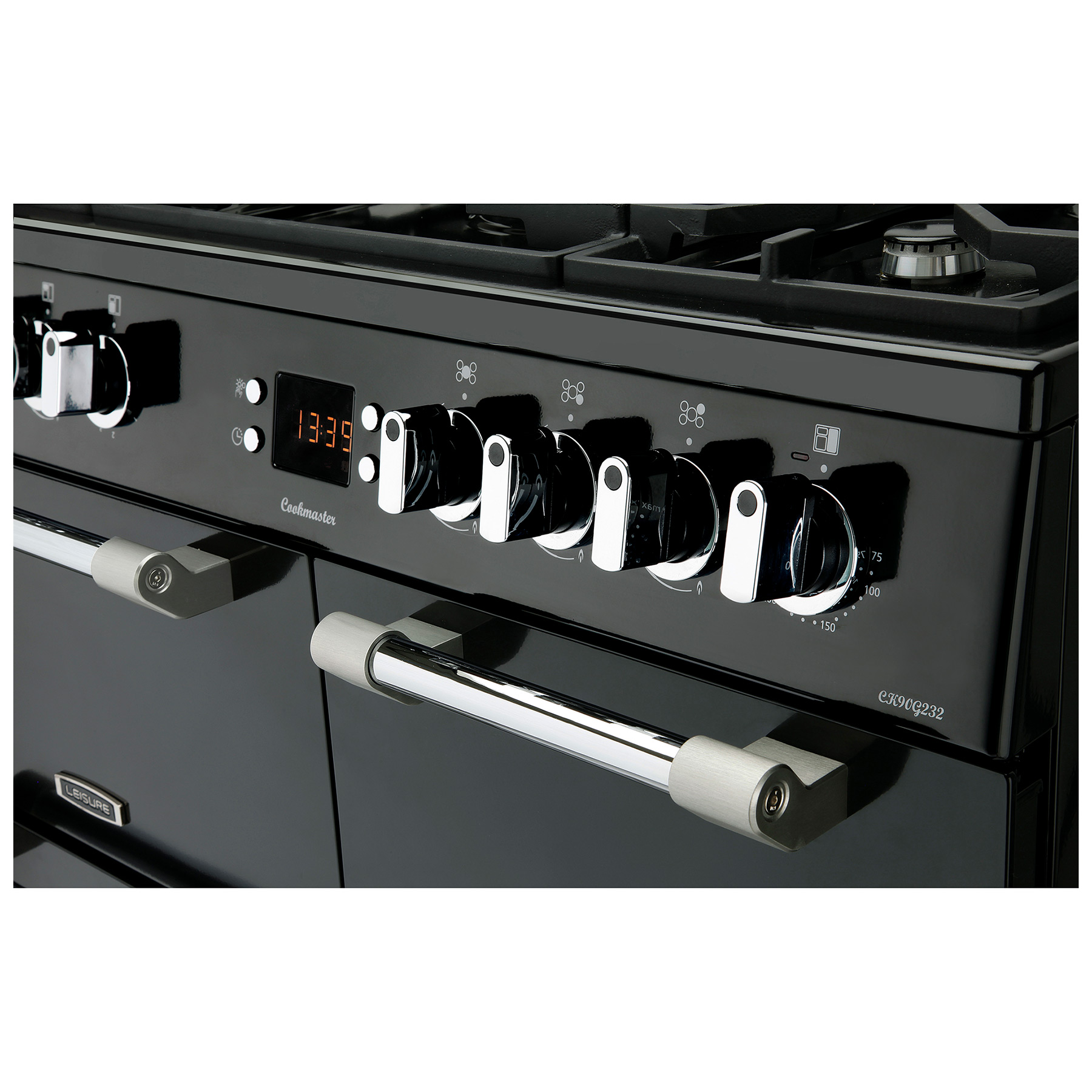 Leisure CK90G232K 90cm Wide Cookmaster Gas Range Cooker in Black, photo 3