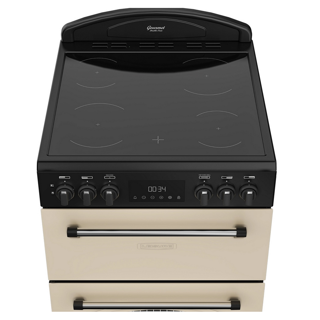 Leisure CLB60ECC 60cm Classic Electric Cooker in Cream Double Oven, photo 2