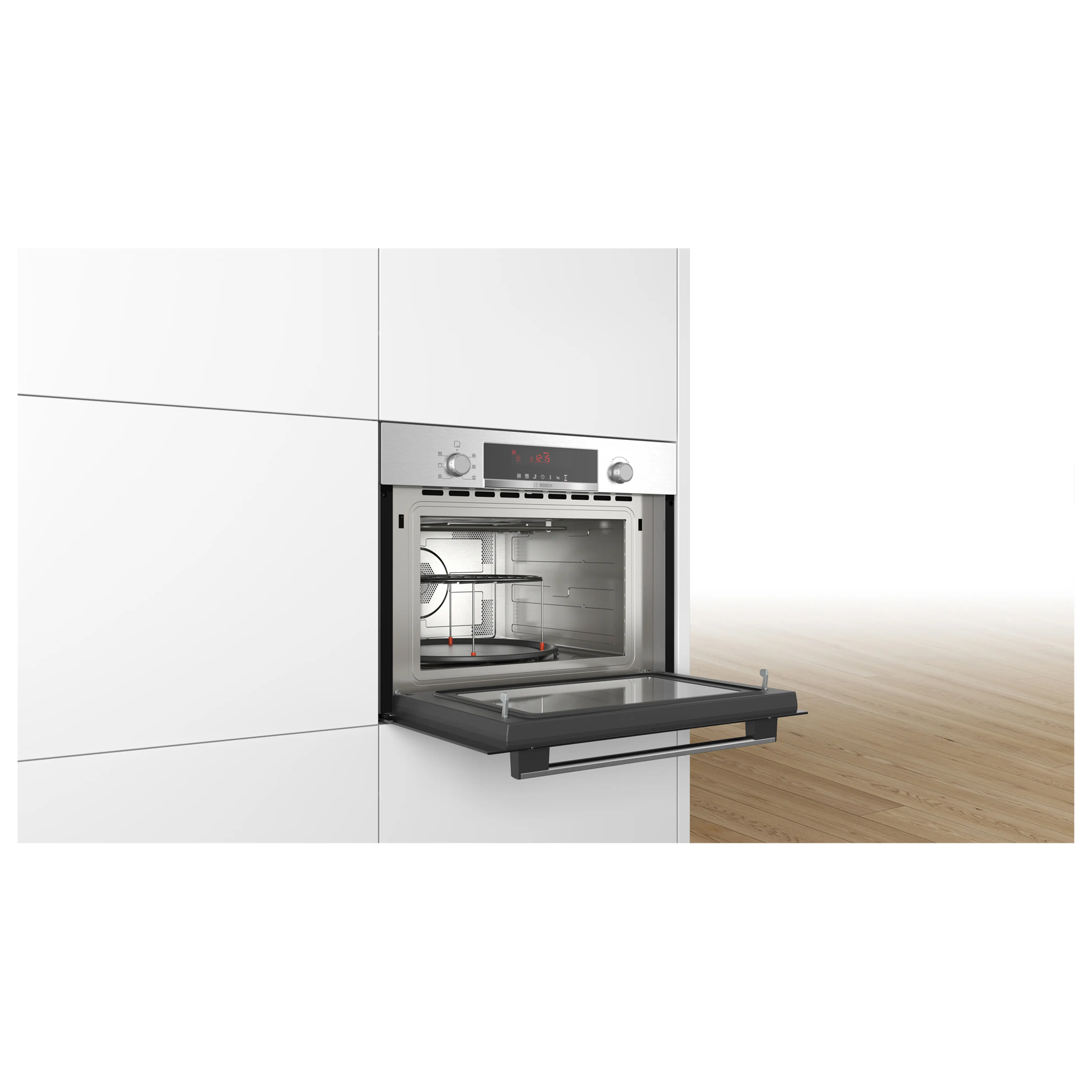 Bosch CMA583MS0B Series 4 Built In Compact Microwave Oven in Stainless, photo 4