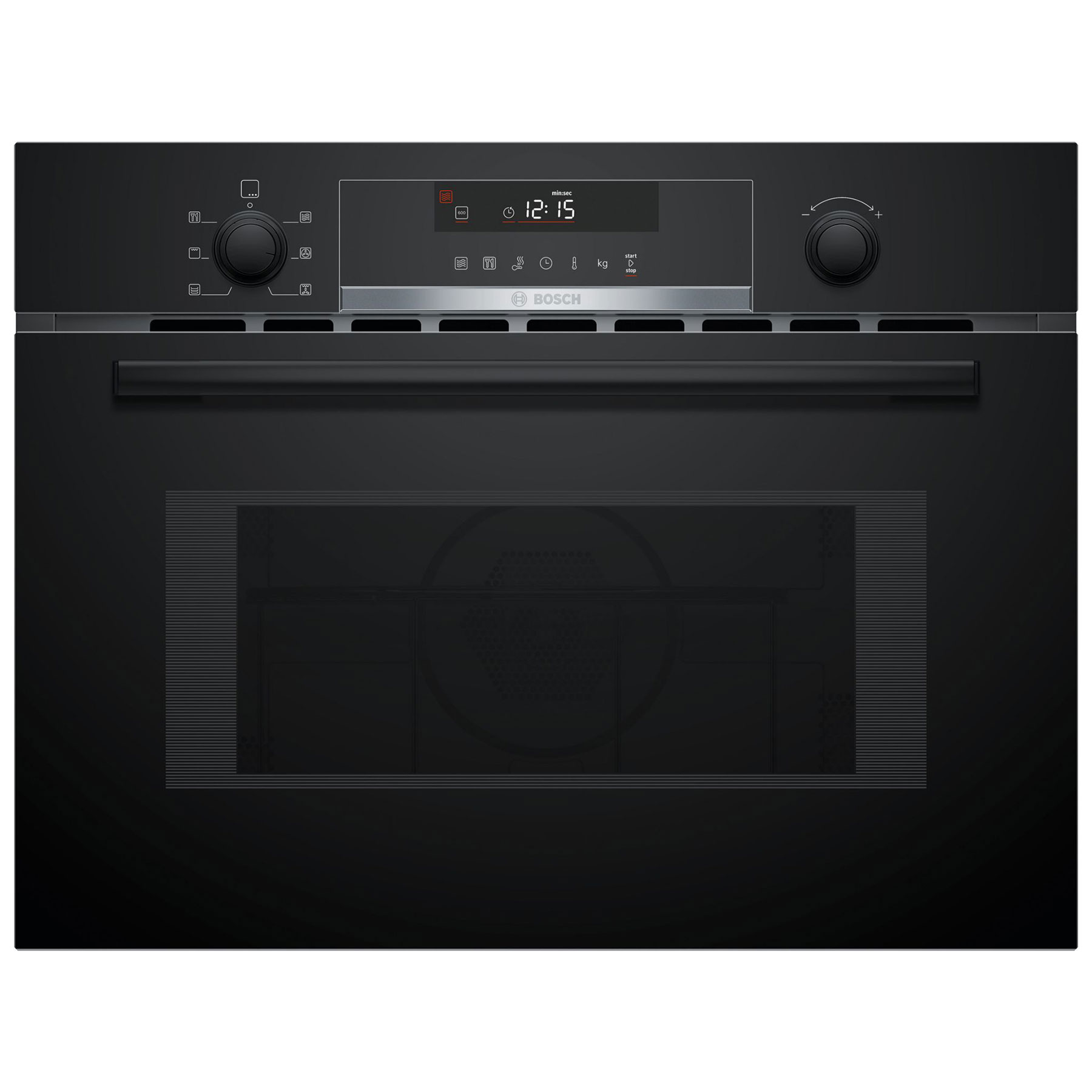 Photos - Microwave Bosch CMA585GB0B Series 6 Built In Combination  Oven in Black 