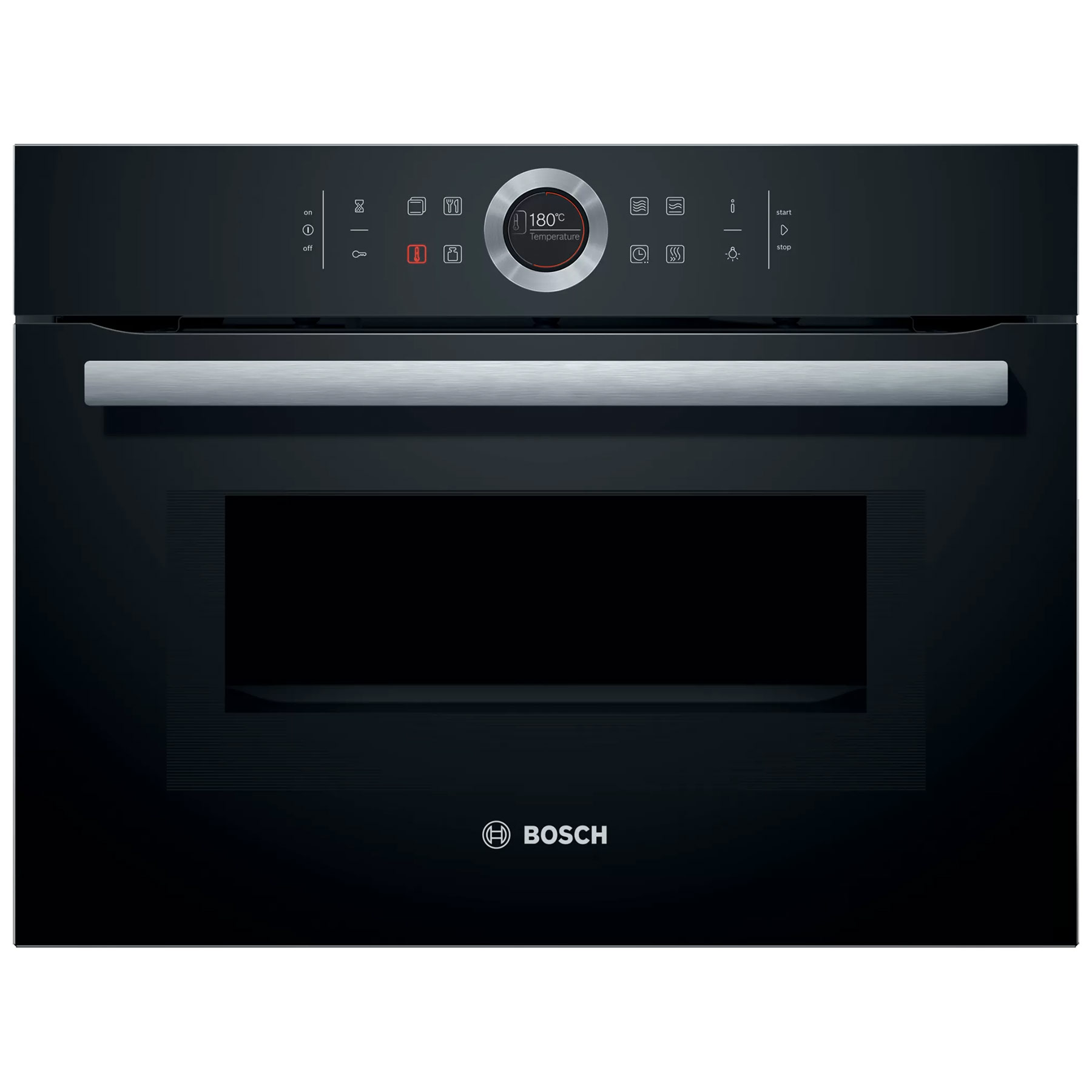 bosch serie 8 compact combination steam oven black Bosch serie 8 compact combination steam