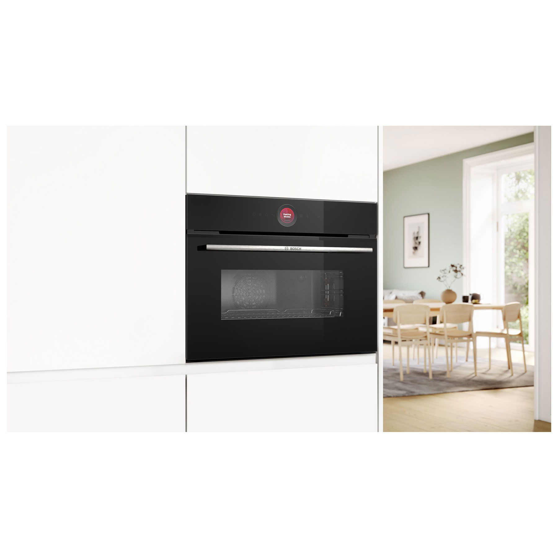 Bosch CMG7241B1B Series 8 Built In Compact Electric Single Oven Microw, photo 4