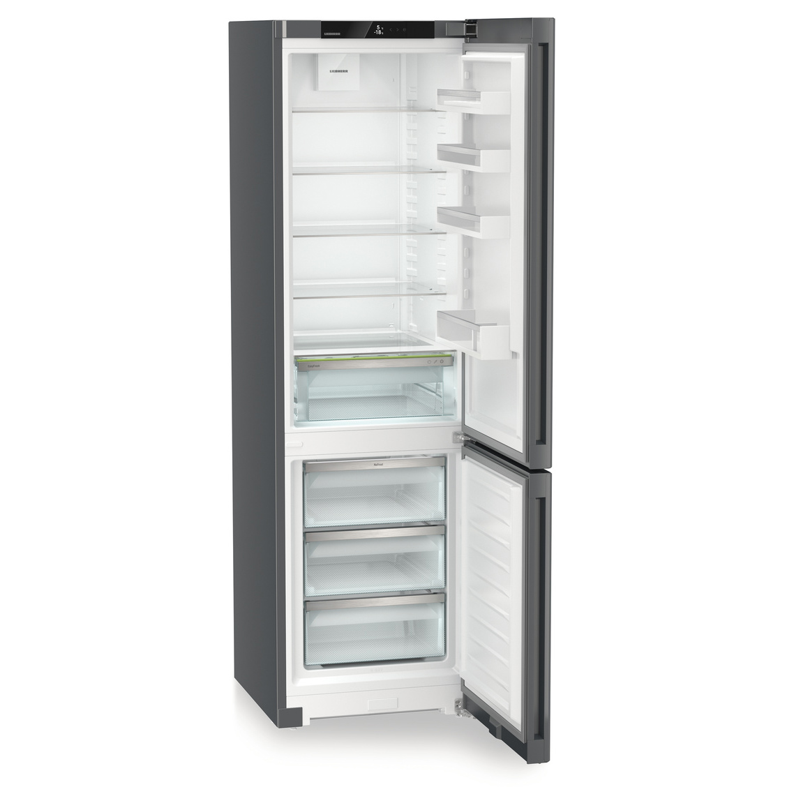 Liebherr CNDGC5703 202cm High 70 30 Frost Free Fridge Freezer in Dark, photo 4