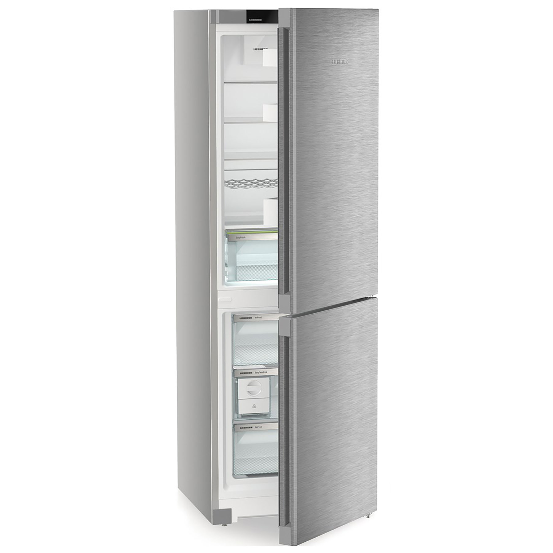 Liebherr Plus CNSDB5223 60cm No Frost Freestanding 70/30 Fridge Freezer Stainless Steel, photo 5
