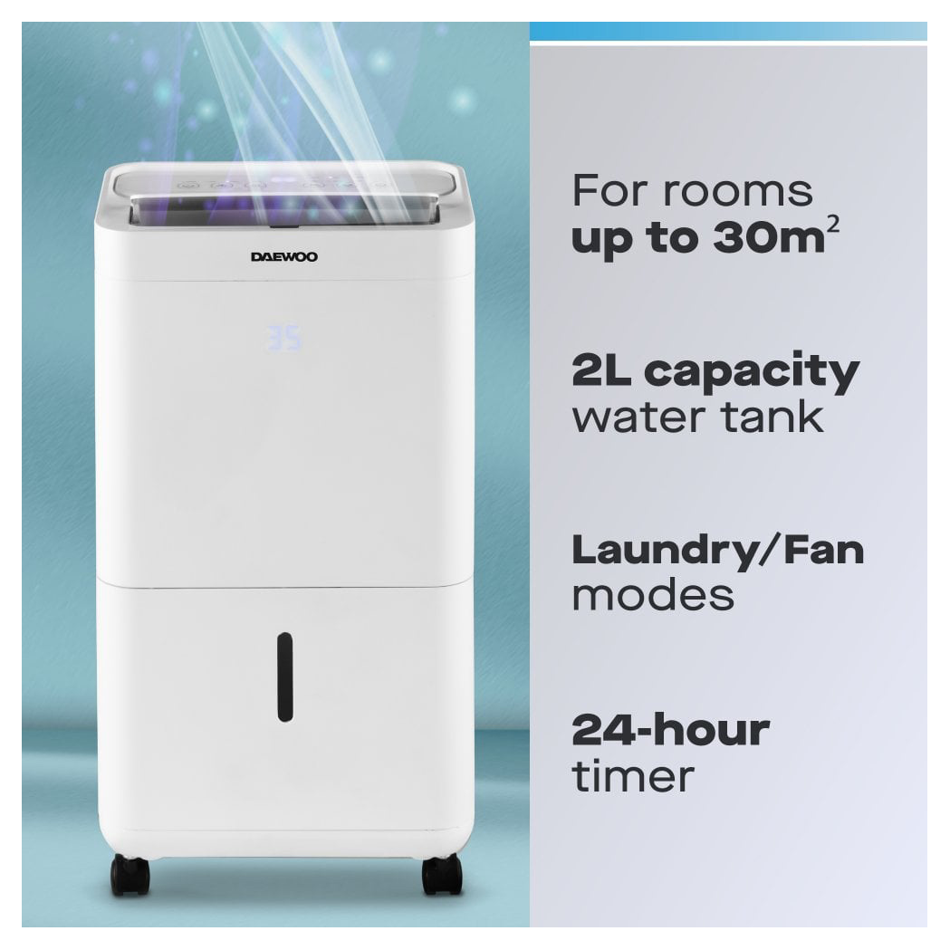 Daewoo COL1671GE 16L Dehumidifier with Air Purifier, photo 2