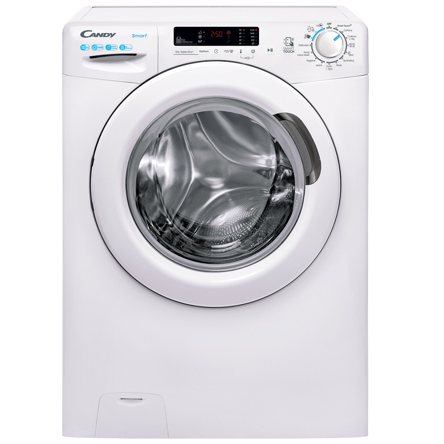 Image of Candy CS14102DWE Washing Machine in White 1400rpm 10kg C Rated NFC