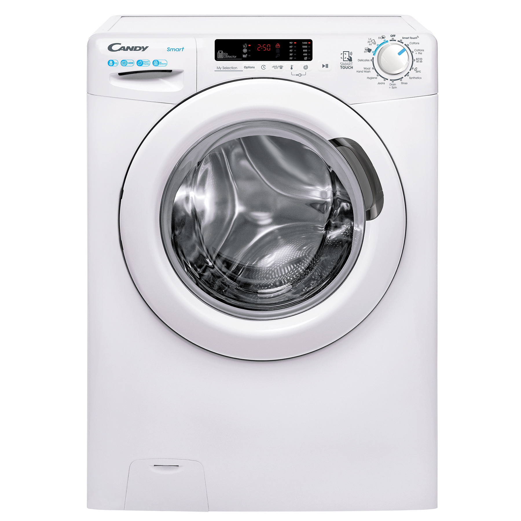Image of Candy CS1482DE Washing Machine in White 1400rpm 8kg D Rated NFC