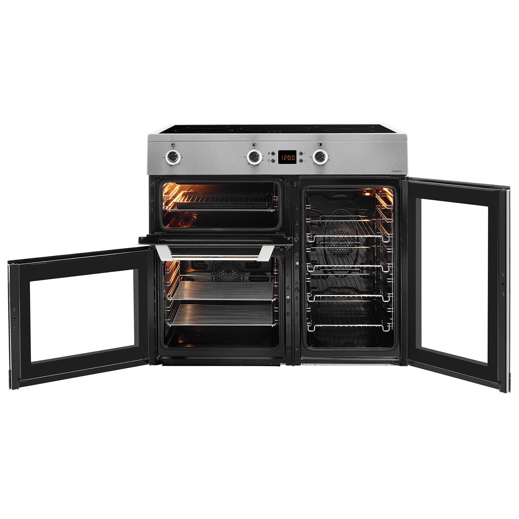 Leisure CS90D530X 90cm Wide Cuisinemaster Induction Range Cooker in St, photo 2