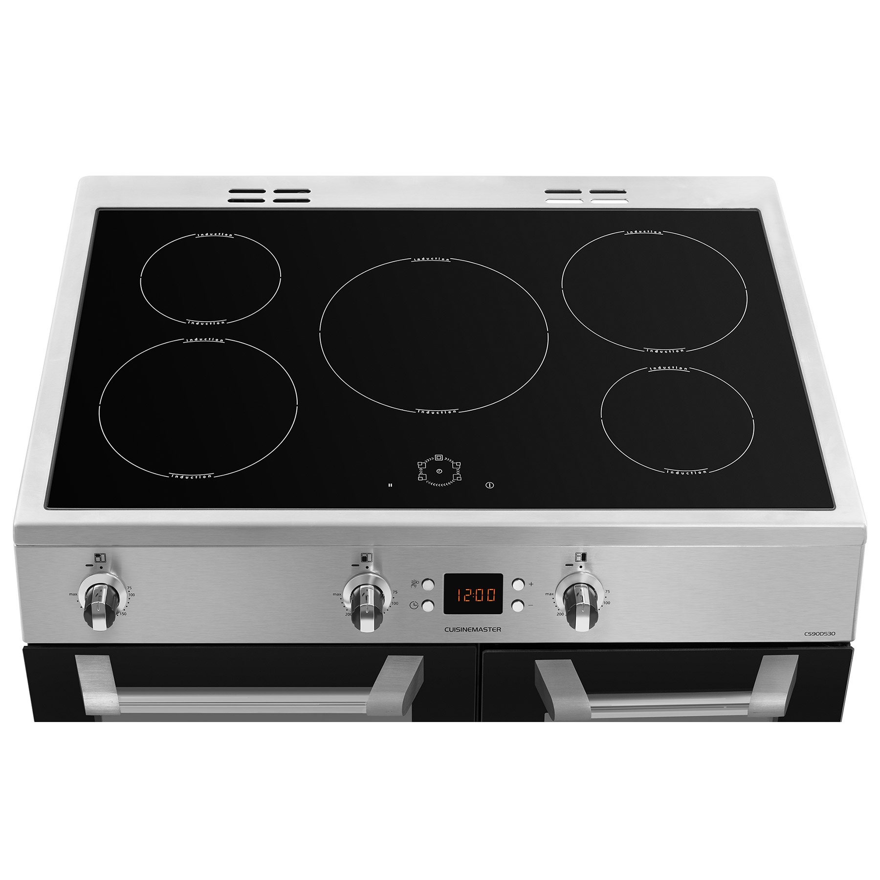 Leisure CS90D530X 90cm Wide Cuisinemaster Induction Range Cooker in St, photo 3