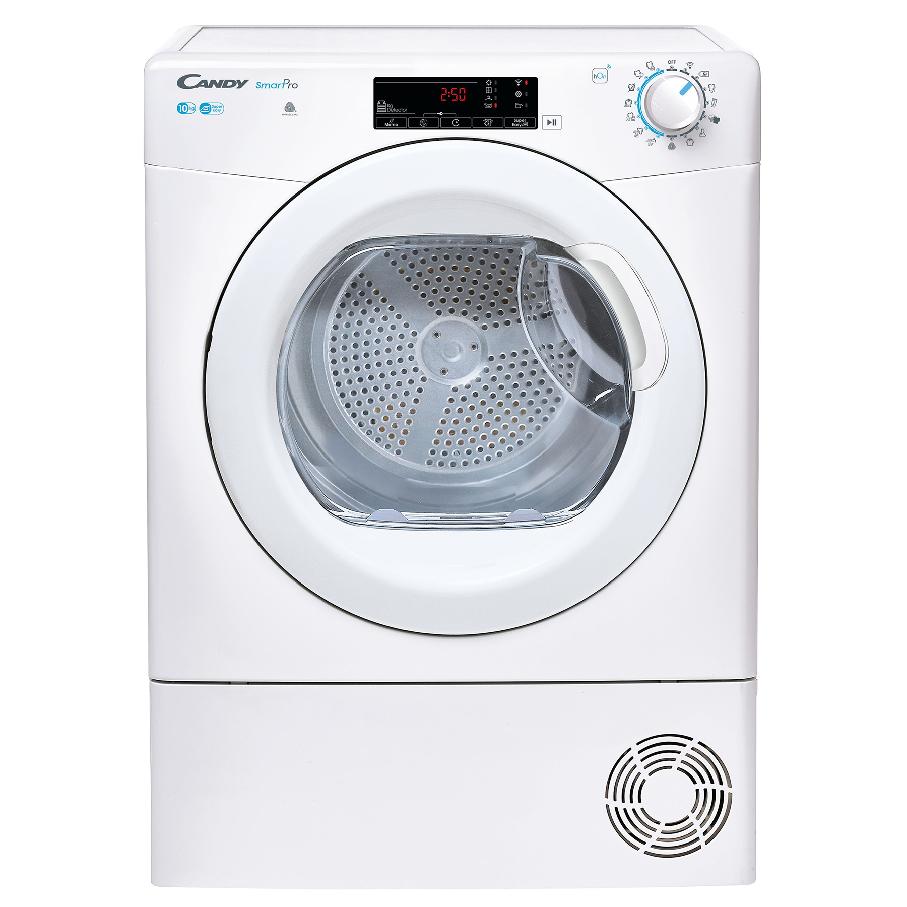 Image of Candy CSOEC10TG 10kg Condenser Dryer in White B Rated Sensor Dry Wi Fi