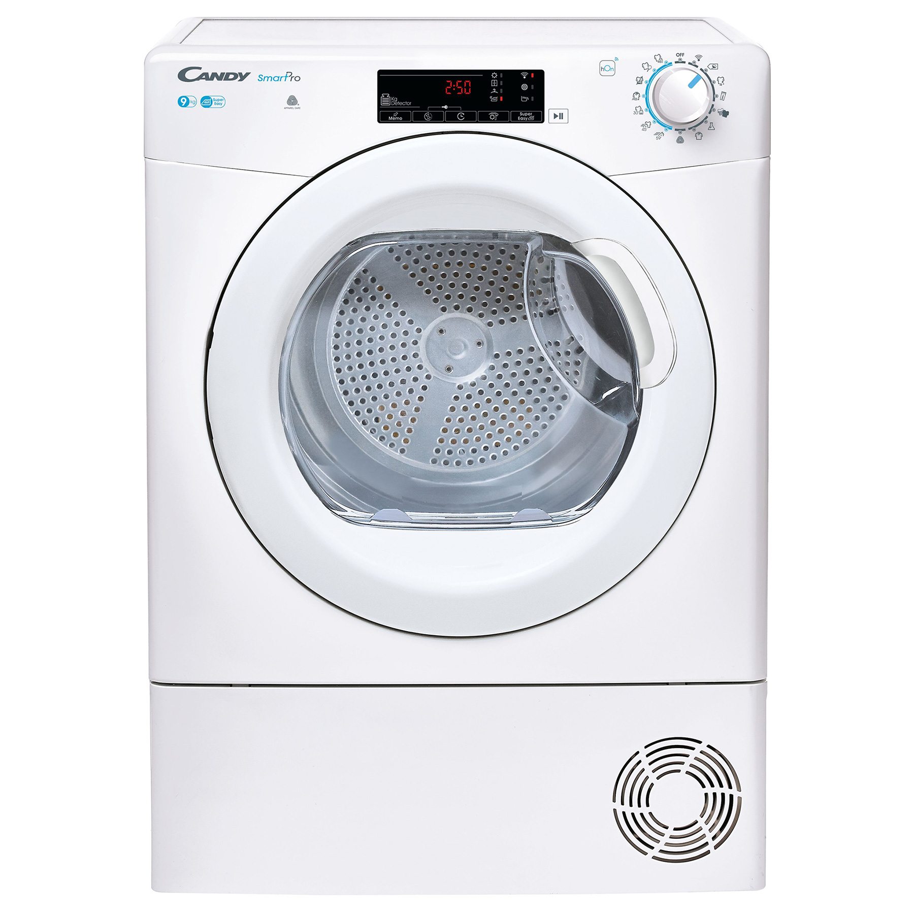 Image of Candy CSOEC9TG 9kg Condenser Dryer in White B Rated Sensor Dry Wi Fi