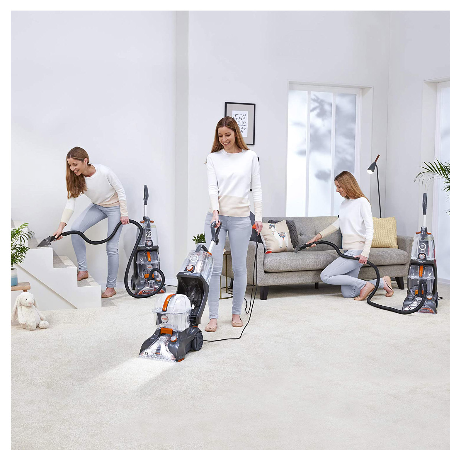 Vax CWGRV011 Rapid Power Revive Upright Carpet Upholstery Washer, photo 4