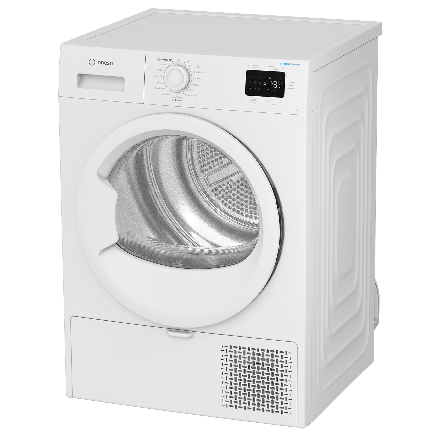 Indesit CYD92DWWUK 9kg Heat Pump Condenser Dryer in White A Rated Stea, photo 4