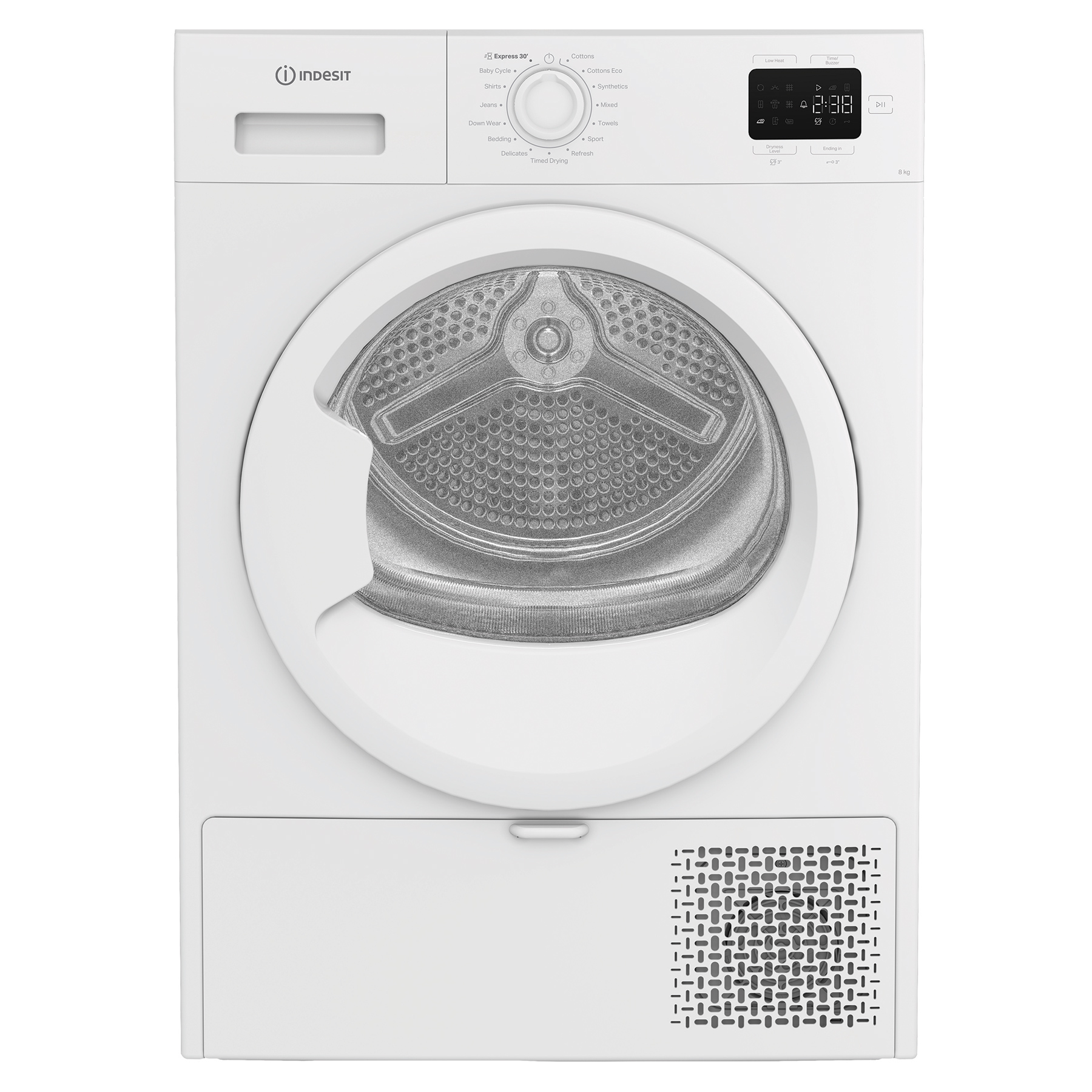 Indesit CYSD83DWWUK 8kg Heat Pump Condenser Dryer in White A Rated Ste