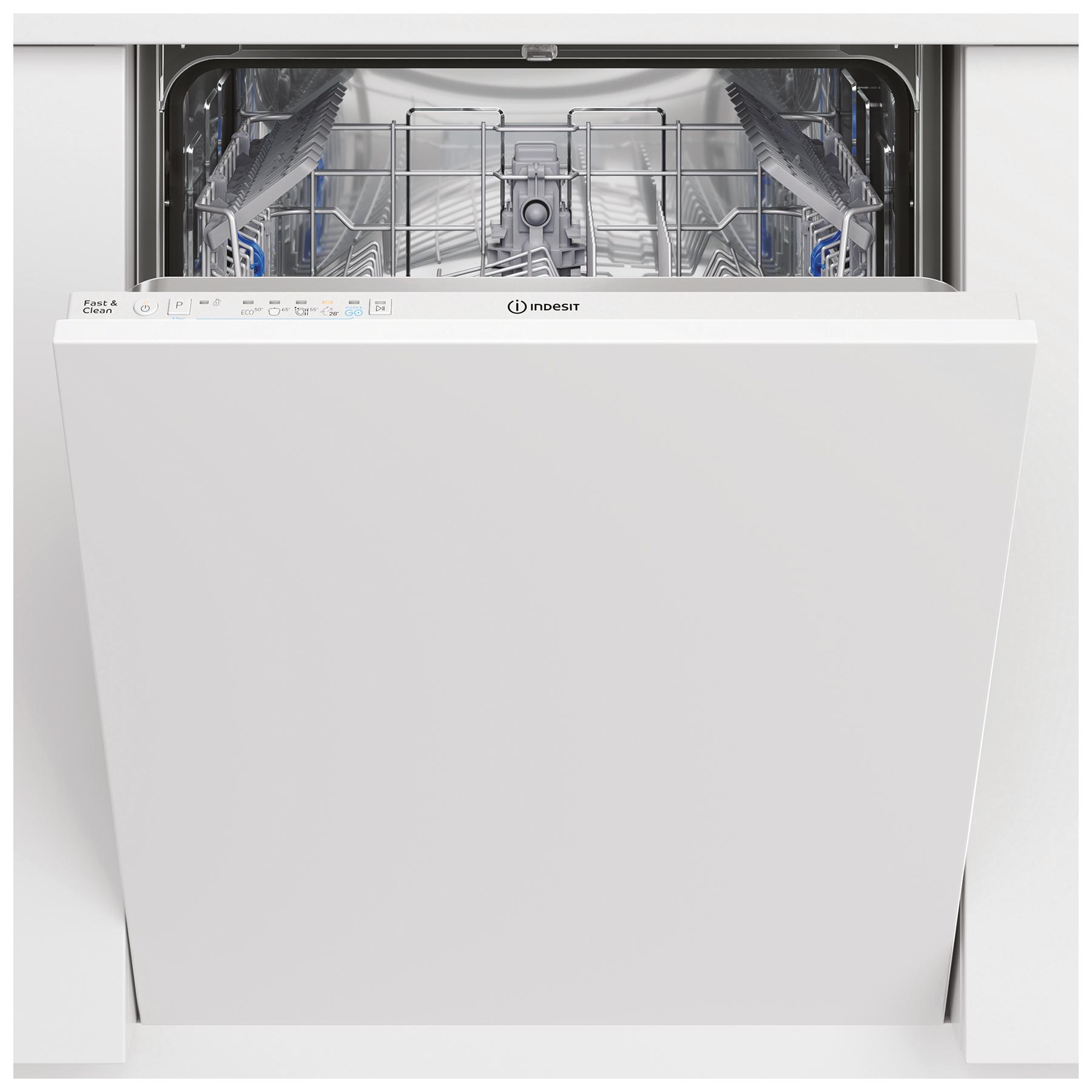 Image of Indesit D2IHL326UK 60cm Fully Integrated Dishwasher 14 Place E Rated