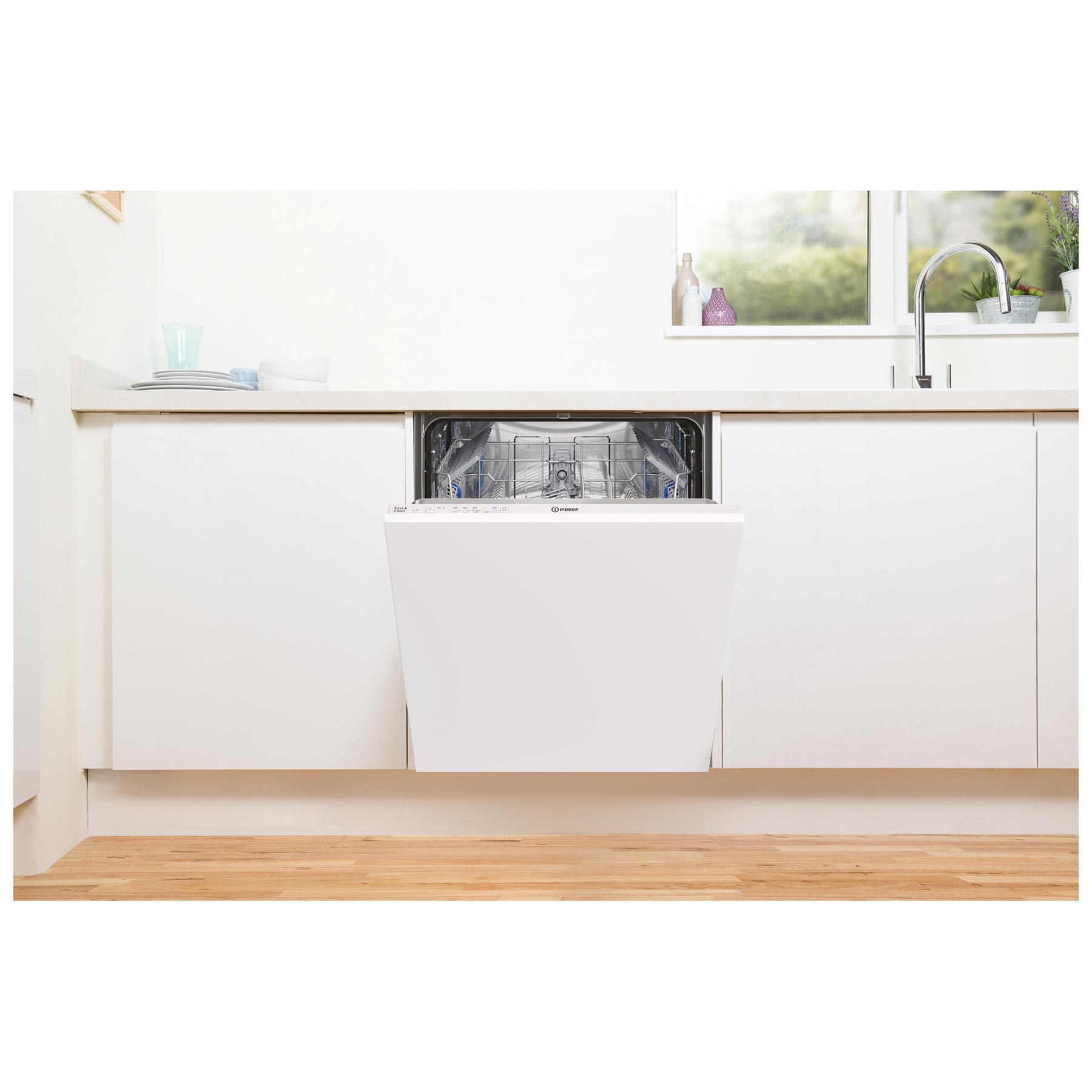 Indesit D2IHL326UK Full Size Integrated Dishwasher with 14 Place Settings White, photo 5