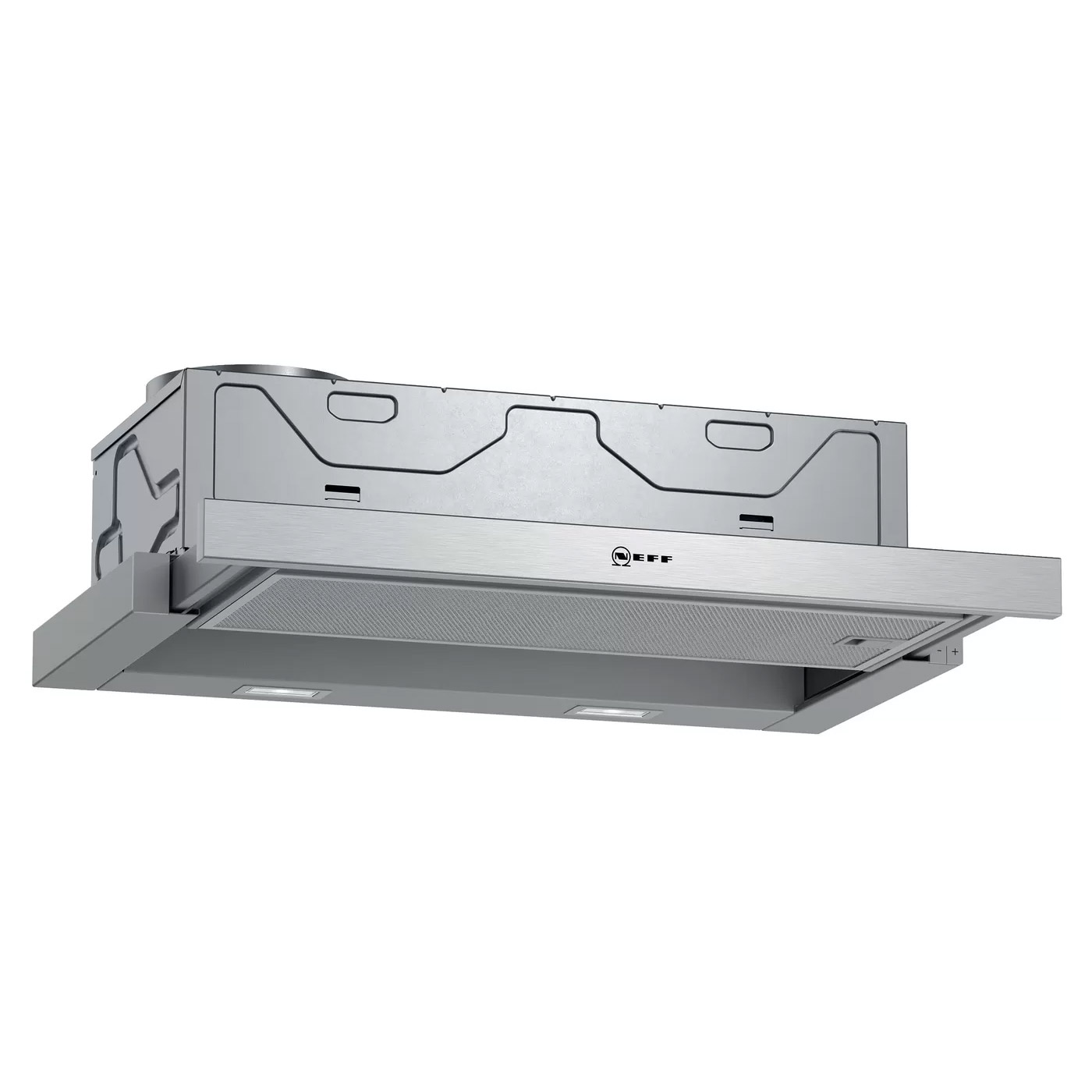 Neff D46ED22N1B N50 60cm Telescopic Cooker Hood in Silver Metallic Gre