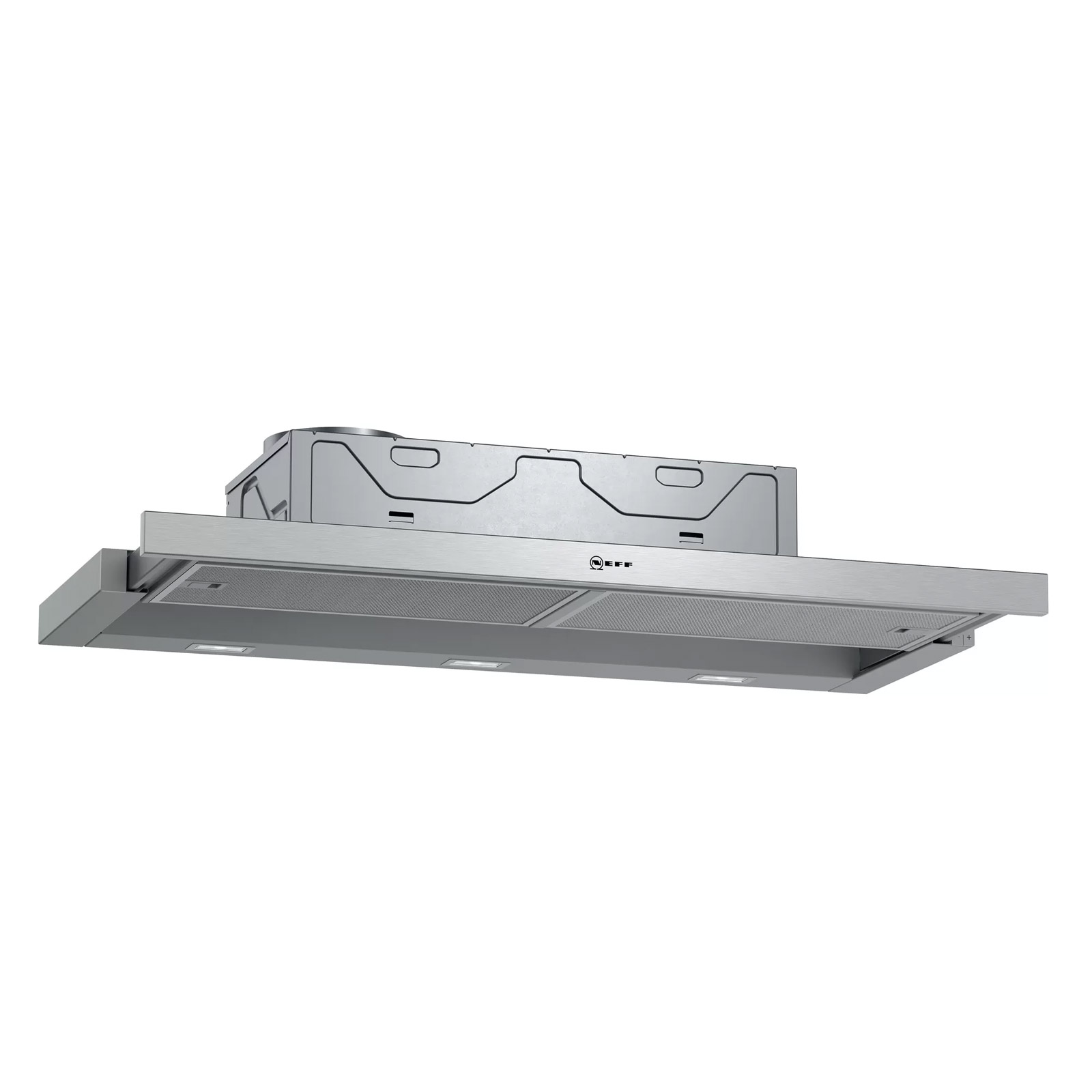 Neff D49ED22N1B N50 90cm Telescopic Cooker Hood in Silver Metallic Gre