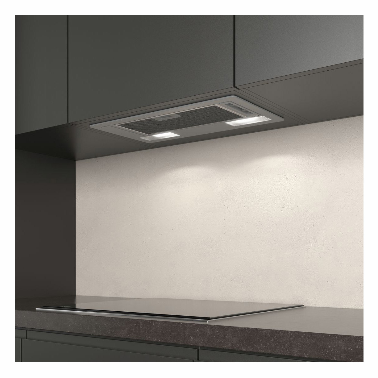 Neff D51NAA1C0B N30 53cm Canopy Hood in Metallic Silver, photo 2